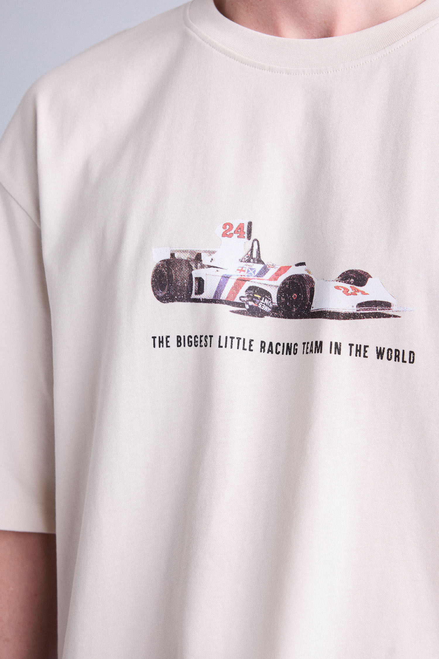 DeFacto %100 Pamuk Hesketh Racing Boxy Fit Sırt Baskılı Tişört görsel 6