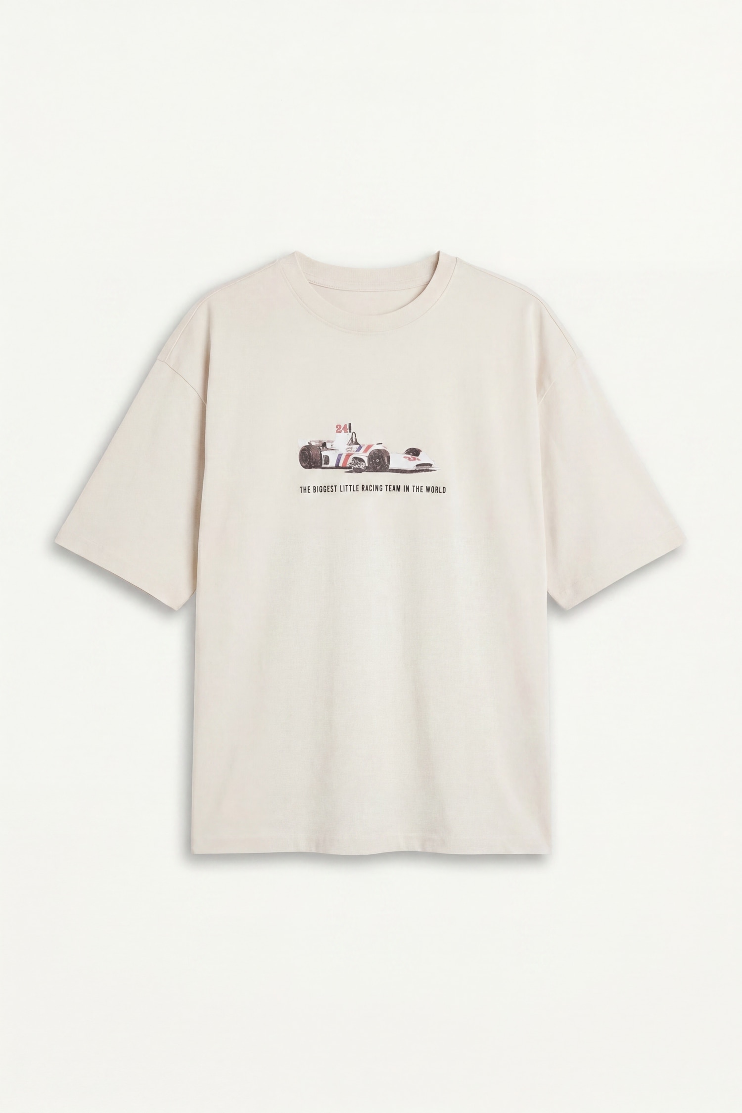 DeFacto %100 Pamuk Hesketh Racing Boxy Fit Sırt Baskılı Tişört görsel 8