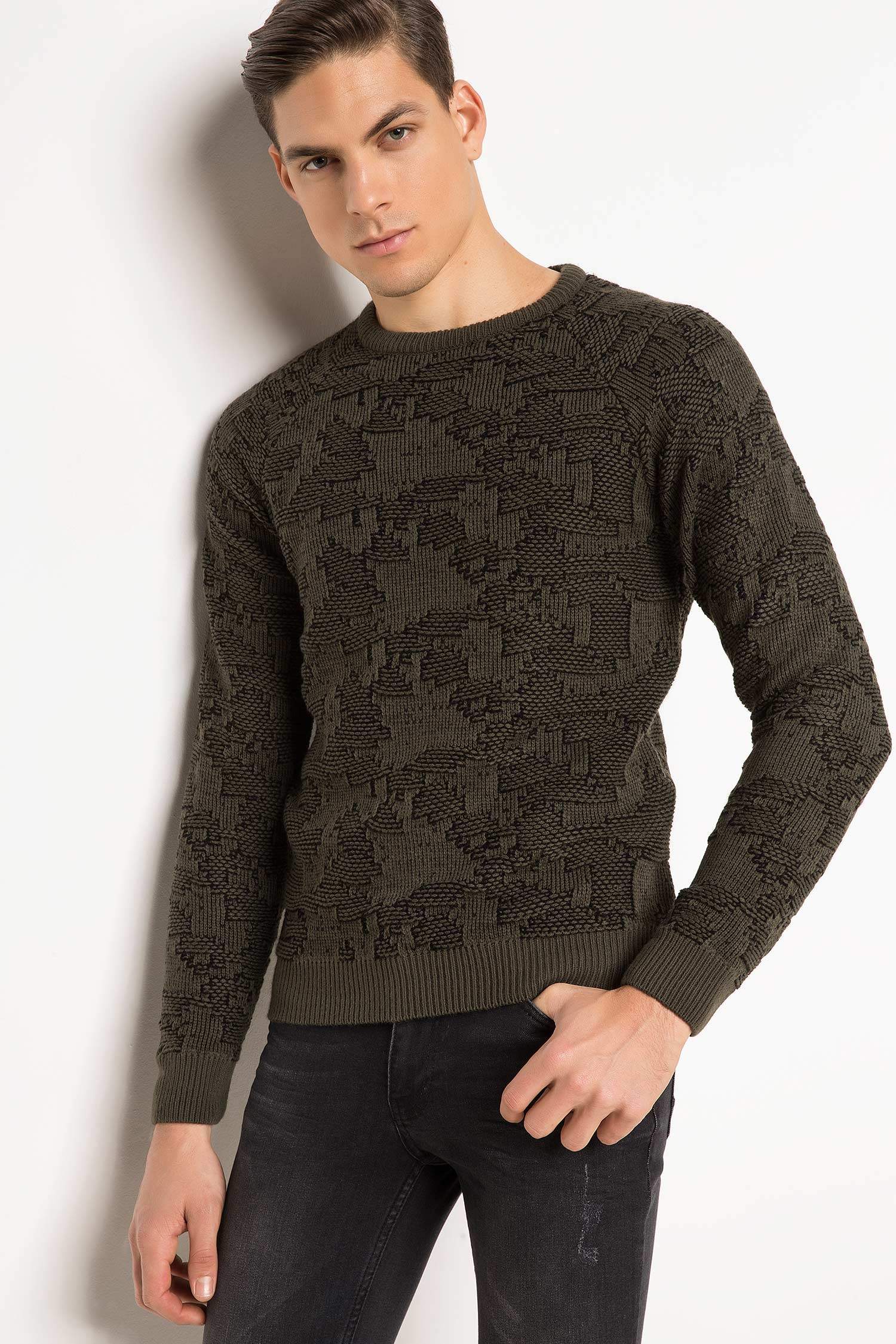 Defacto Slim Fit Triko Kazak. 1