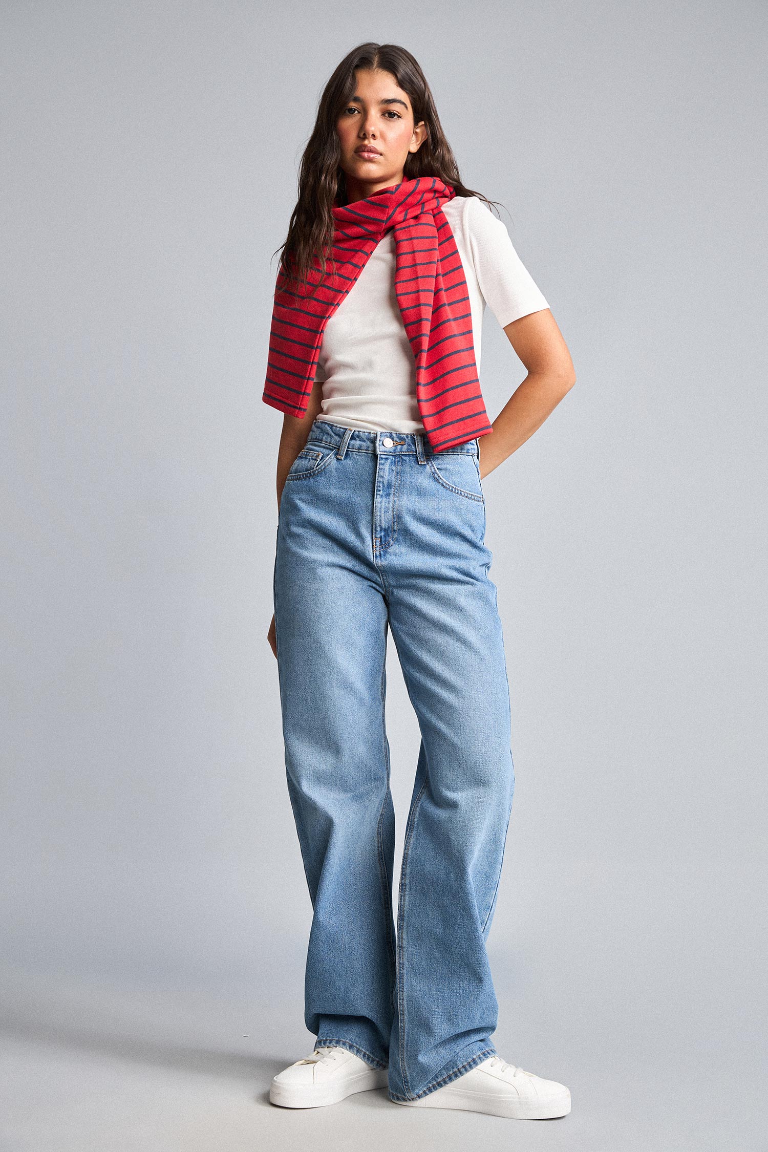 DeFacto 90's Wıde Leg Pantolon görsel 2