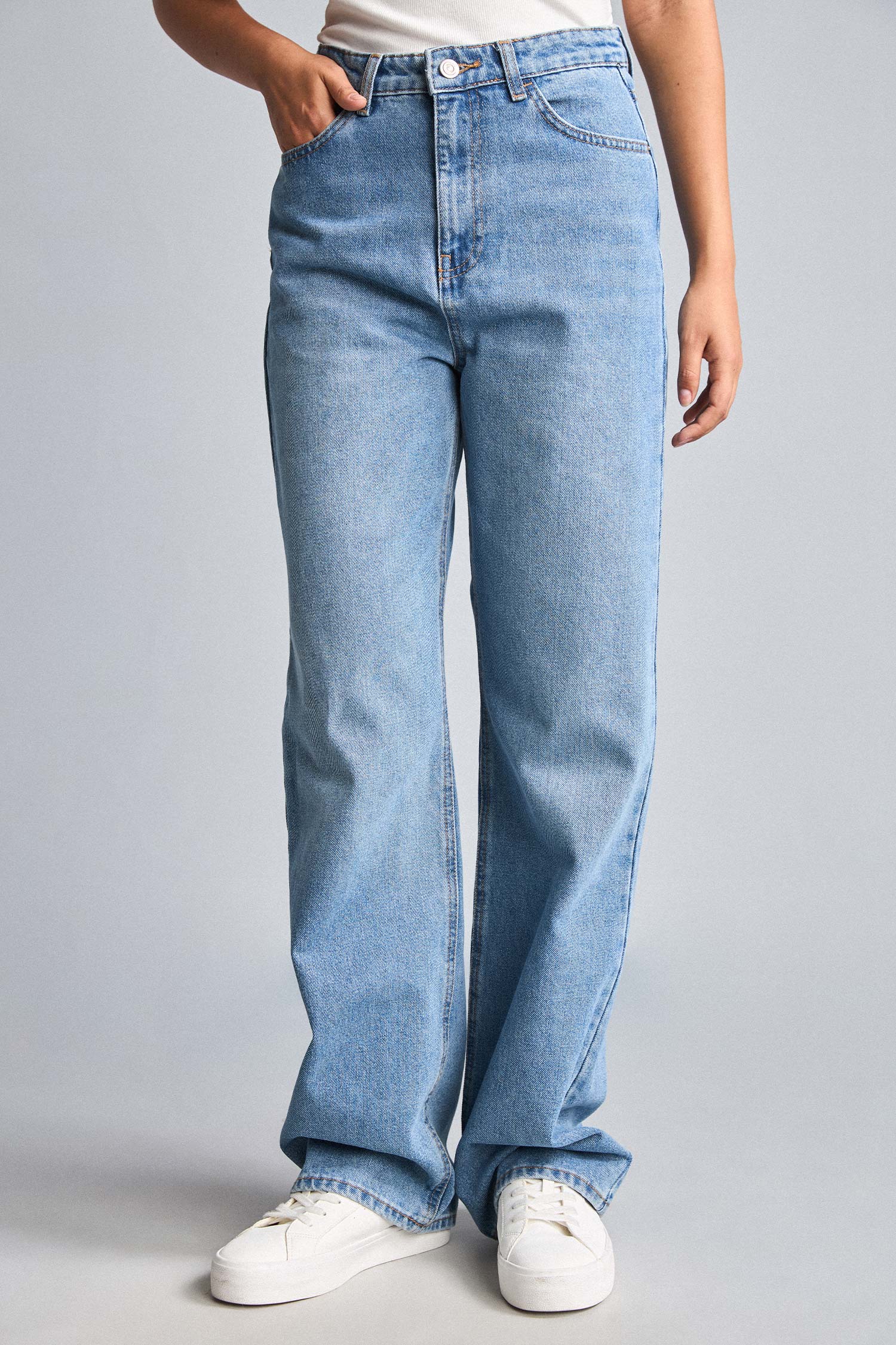 DeFacto 90's Wıde Leg Pantolon görsel 3