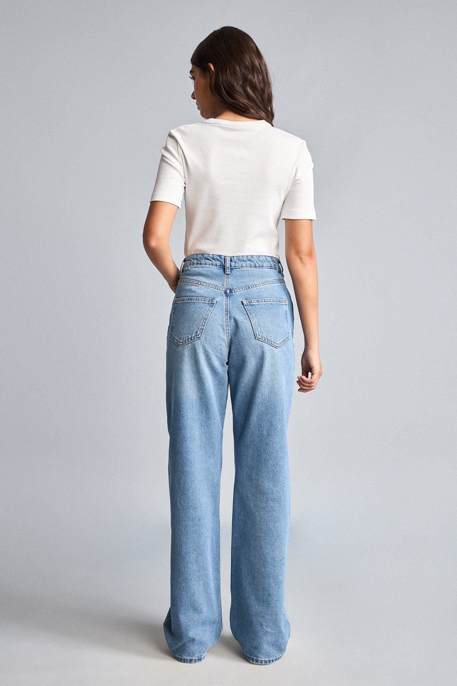 DeFacto 90's Wıde Leg Pantolon görsel 5