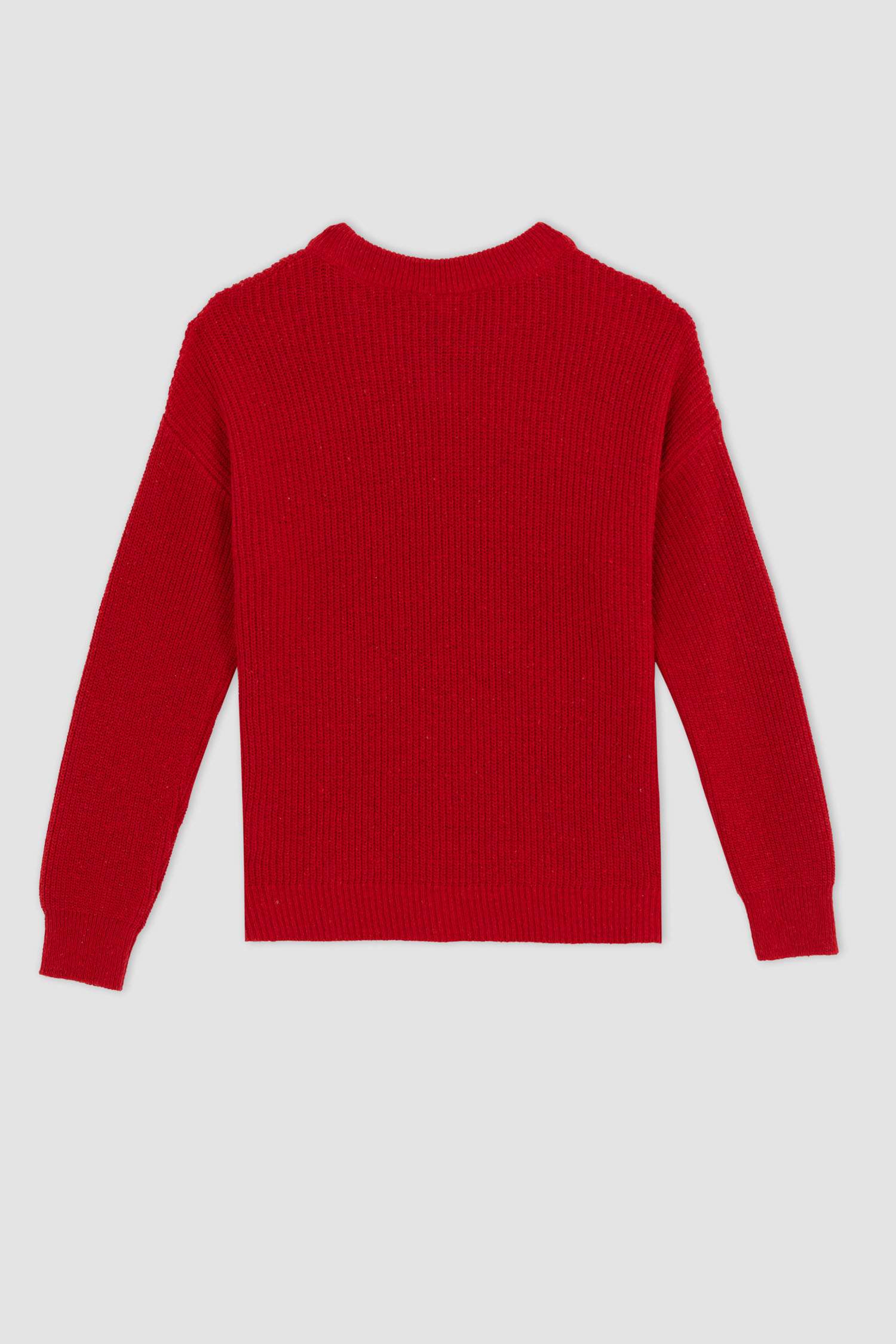 Пуловер стандартного кроя с круглым вырезом для женщин