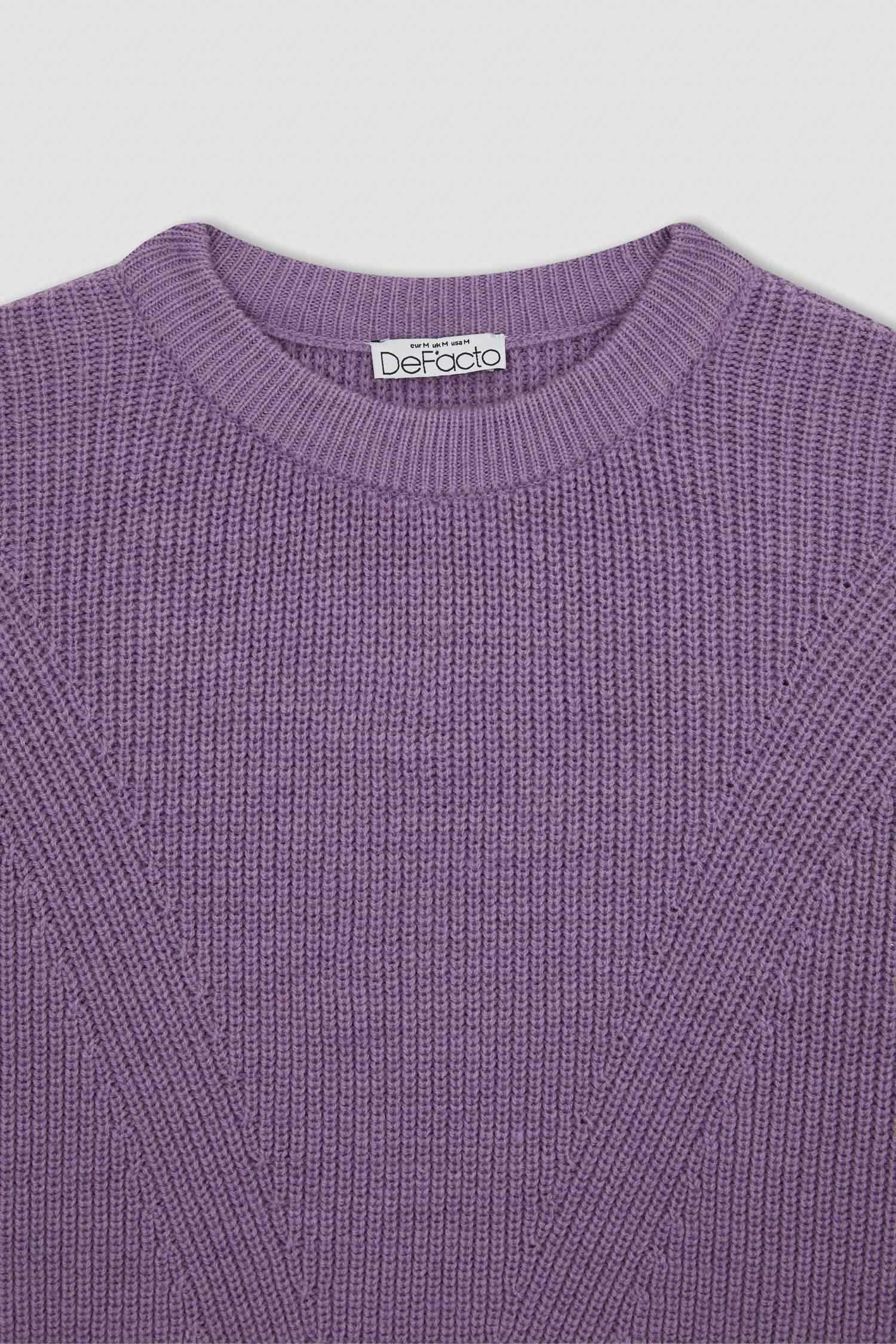 بلوفر تريكو بيزك قصة عادية كم طويل