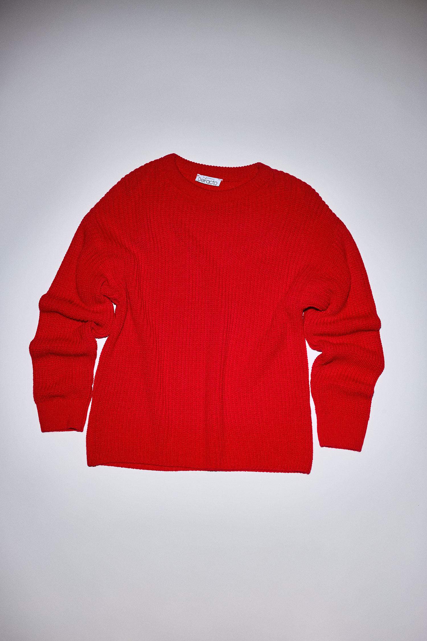 بلوز صوف قصة عادية بياخة مستديرة