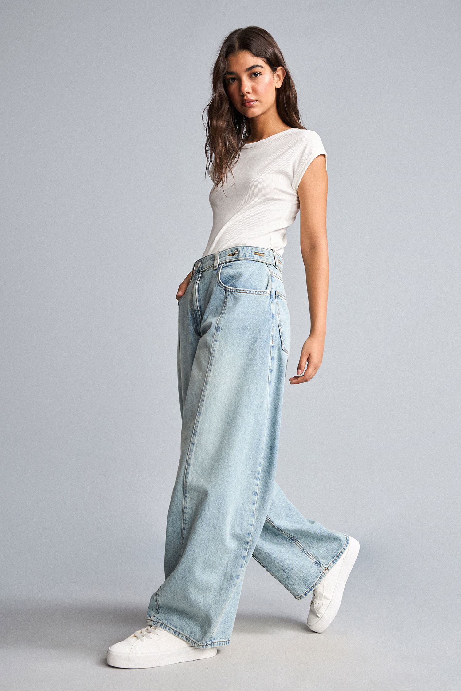 DeFacto %100 Pamuk Barrel Fit Jean Pantolon