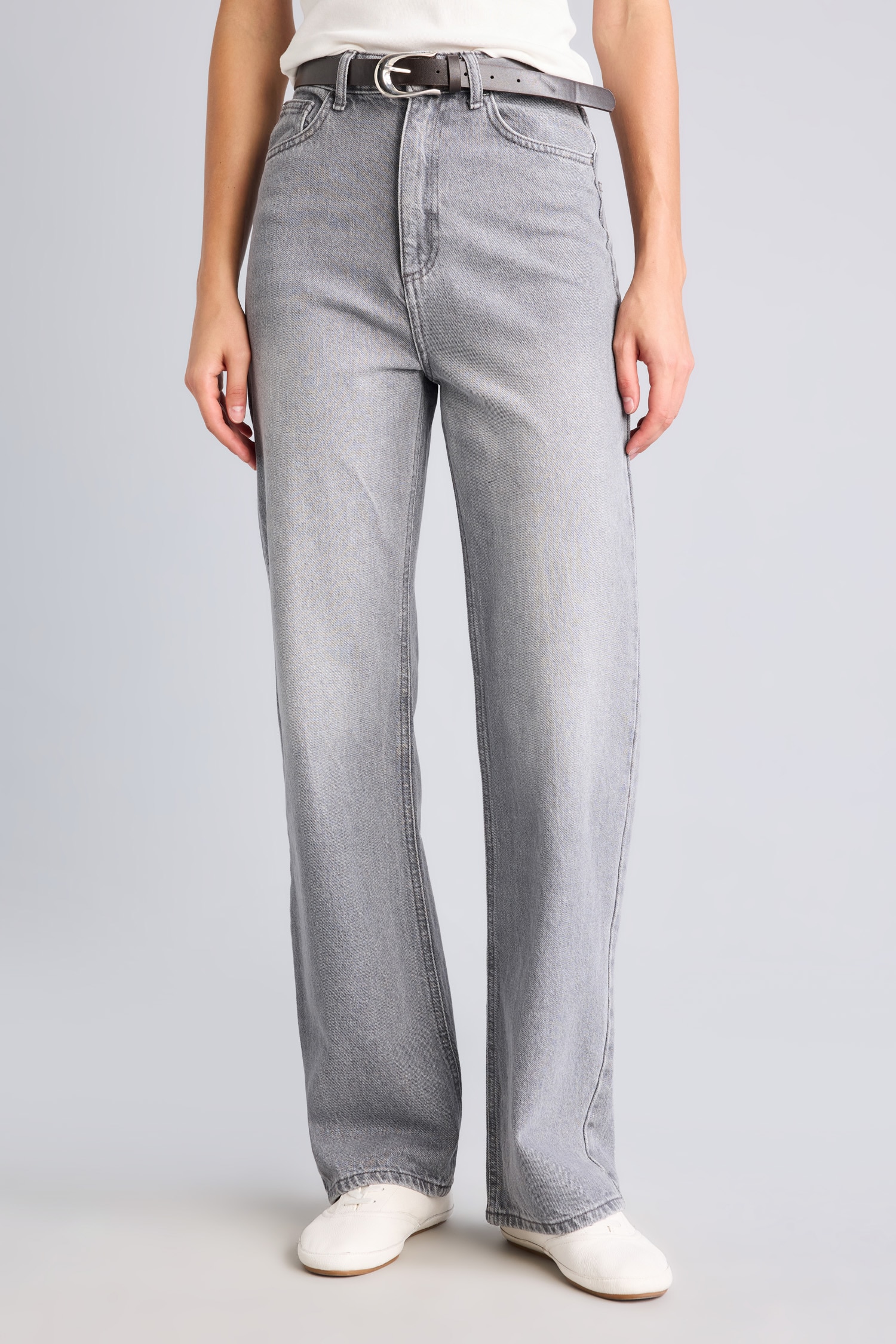 DeFacto Wide Leg Yüksek Bel Jean Pantolon görsel 3