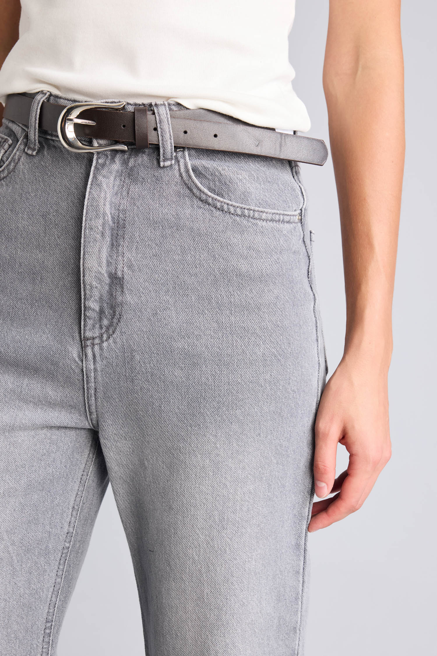 DeFacto Wide Leg Yüksek Bel Jean Pantolon görsel 4