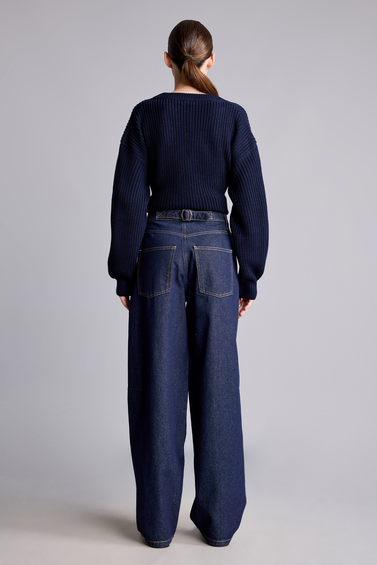 DeFacto Yüksek Bel Barrel Fit Jean Pantolon görsel 6