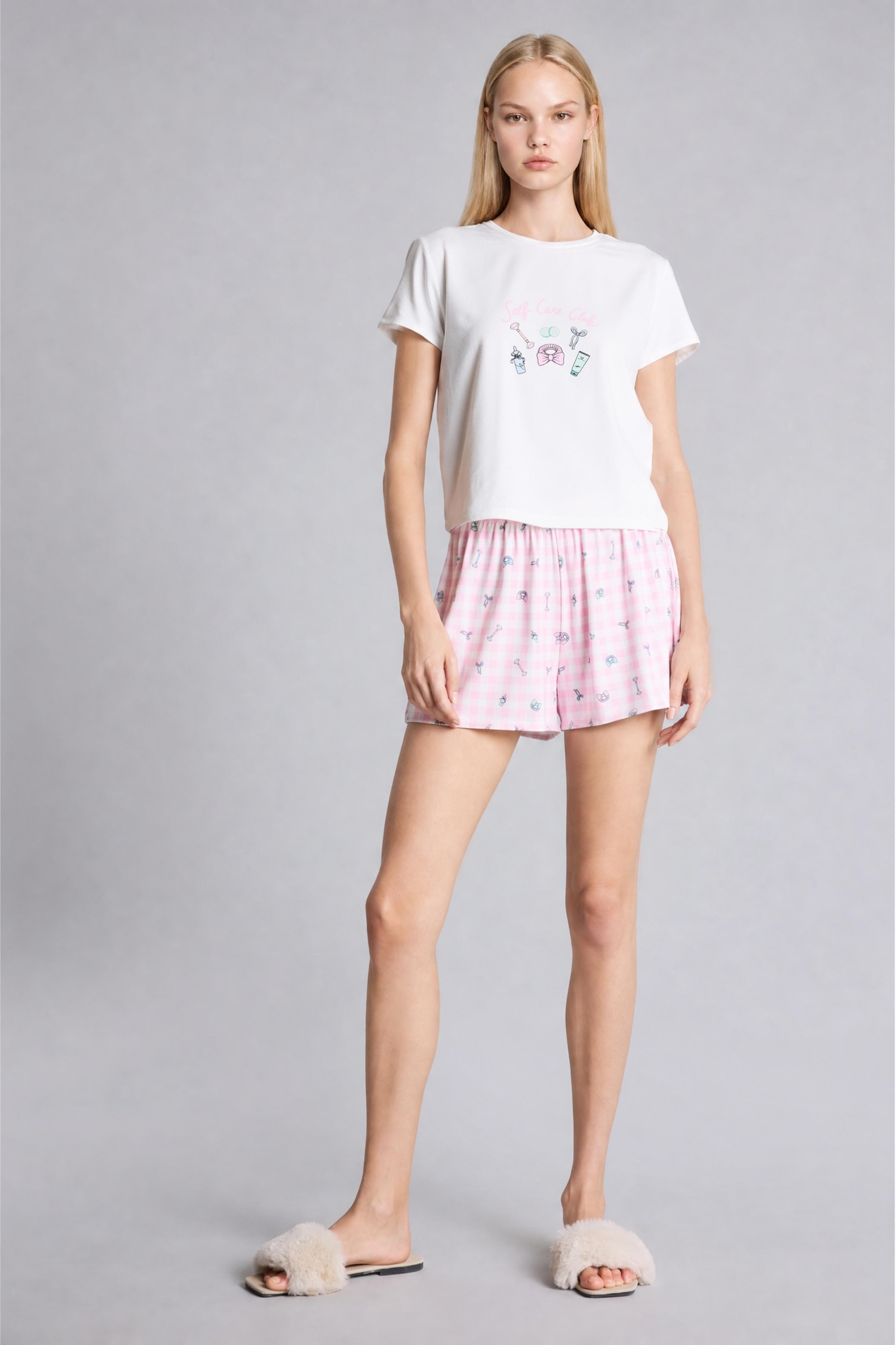 DeFacto Ultra Yumuşak Regular Fit Pijama Takımı