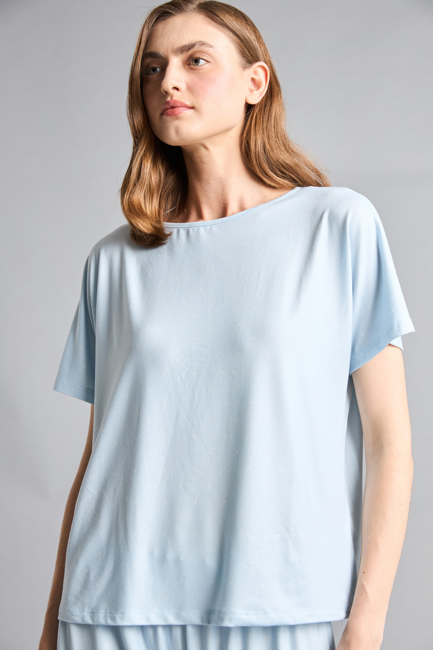 DeFacto Ultra Yumuşak Regular Fıt 2'li Softshell Pijama Takım görsel 3