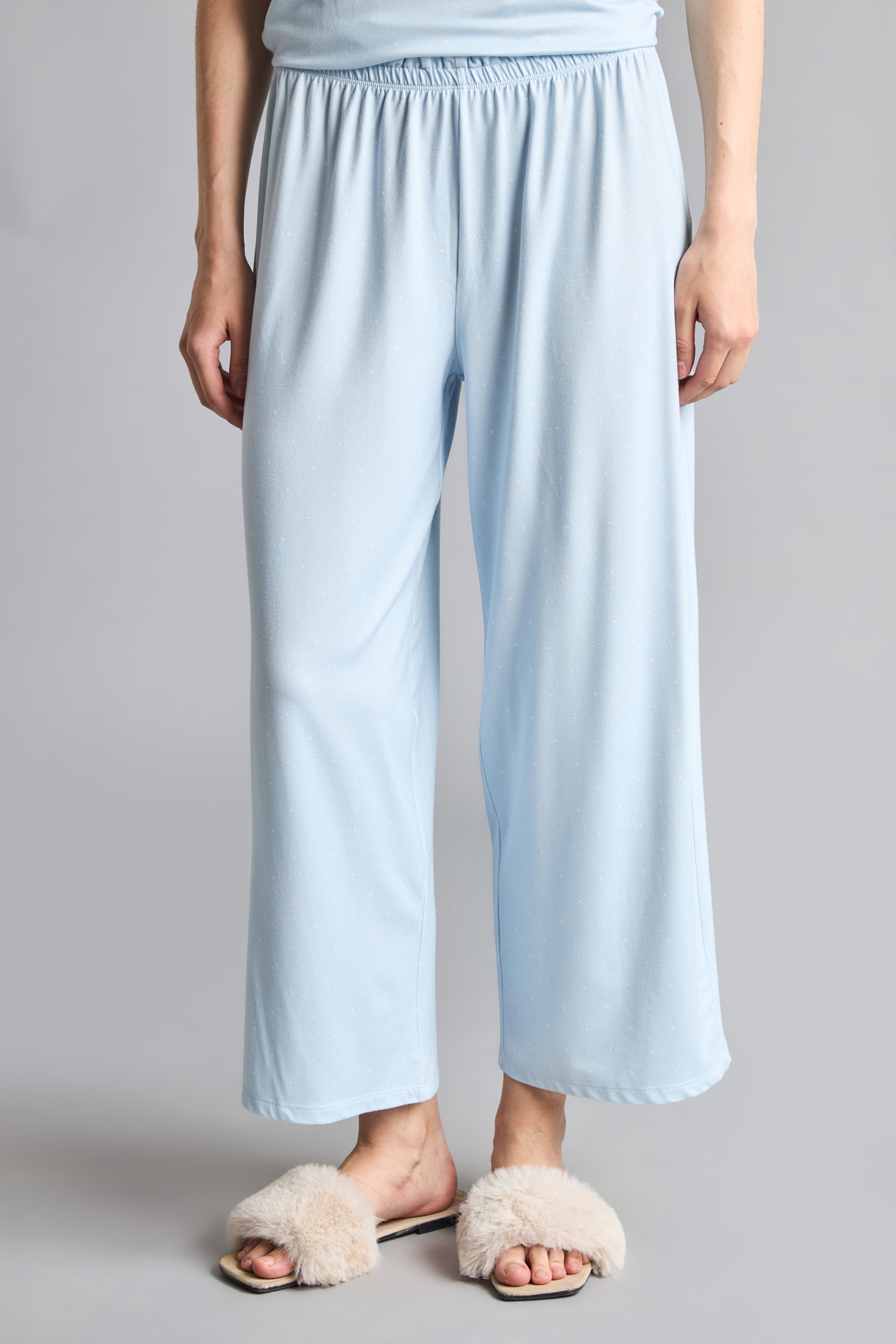 DeFacto Ultra Yumuşak Regular Fıt 2'li Softshell Pijama Takım görsel 5