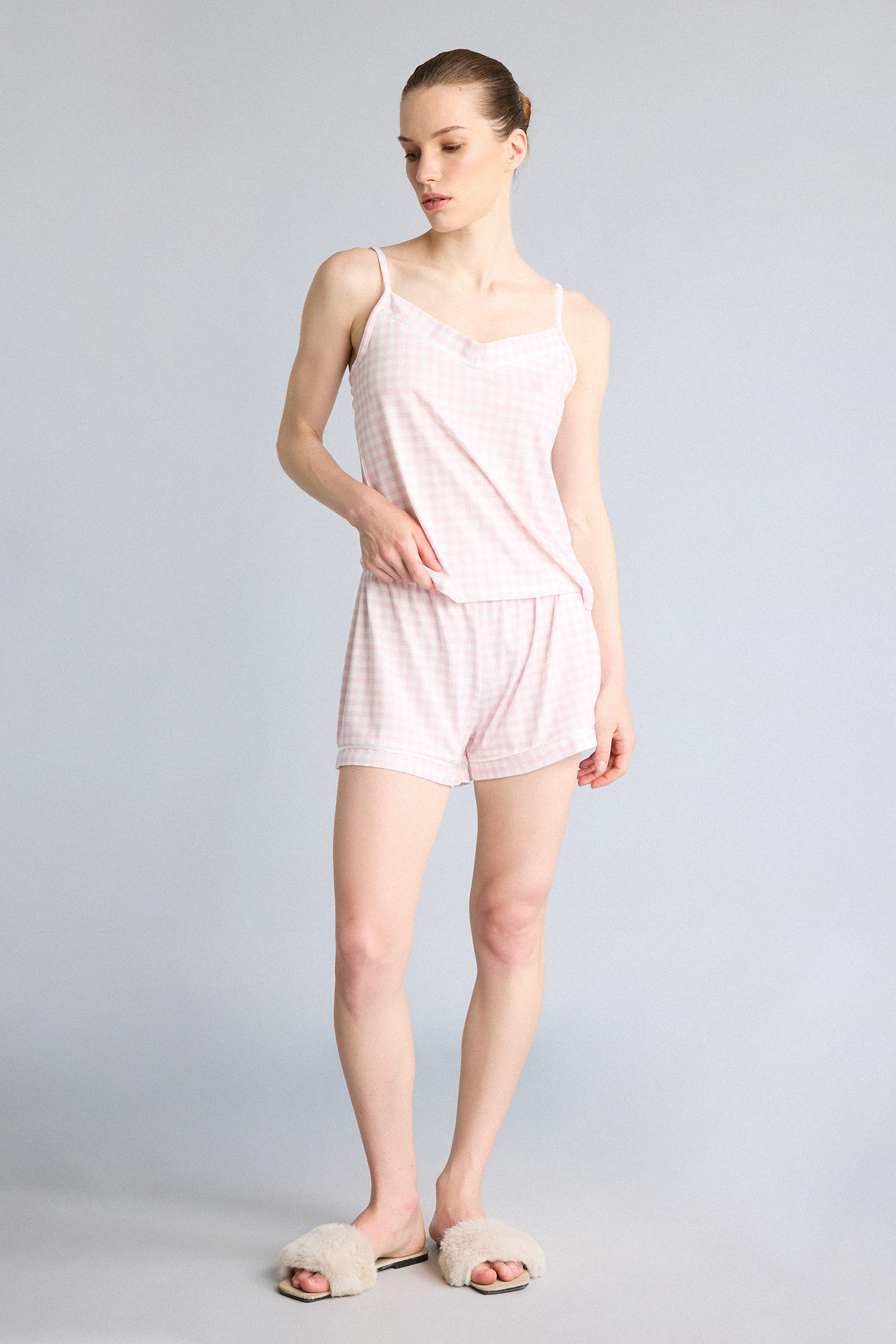 DeFacto Ultra Yumuşak Regular Fit Pijama Takımı