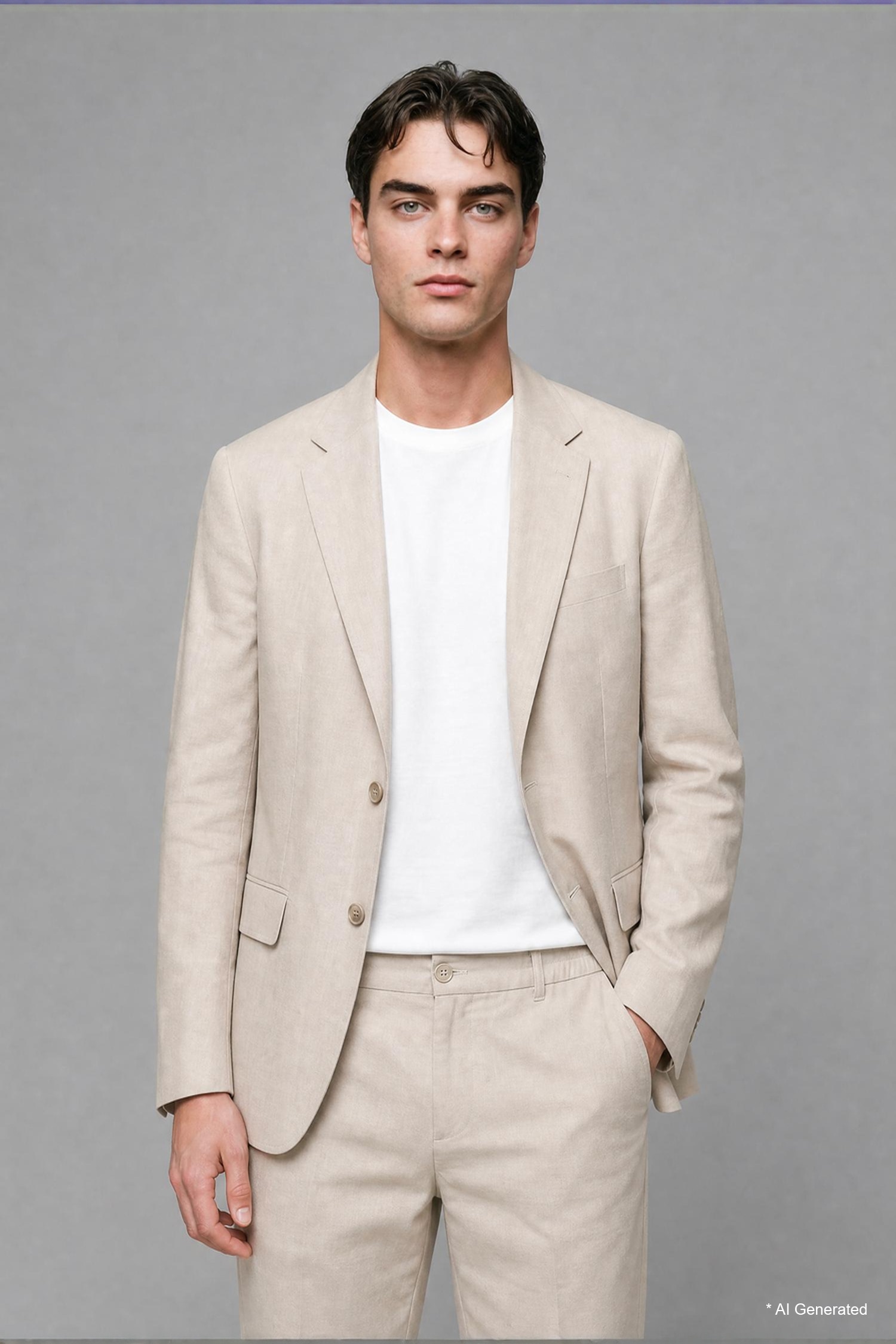 DeFacto Regular Fit Pamuklu Blazer Ceket görsel 3