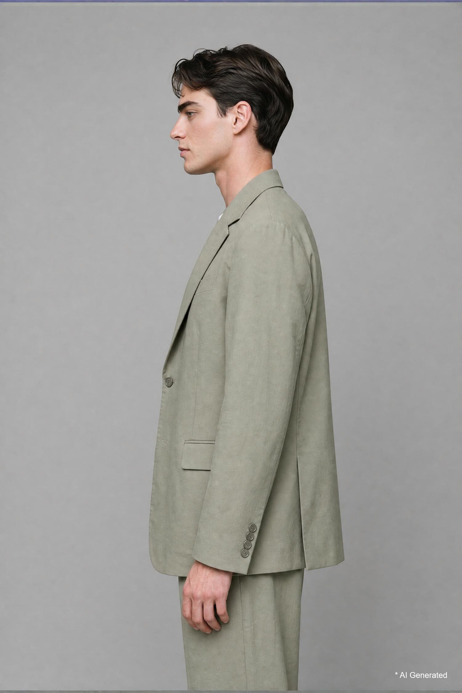 DeFacto Oversıze Akışkan Kumaş Blazer Ceket görsel 4