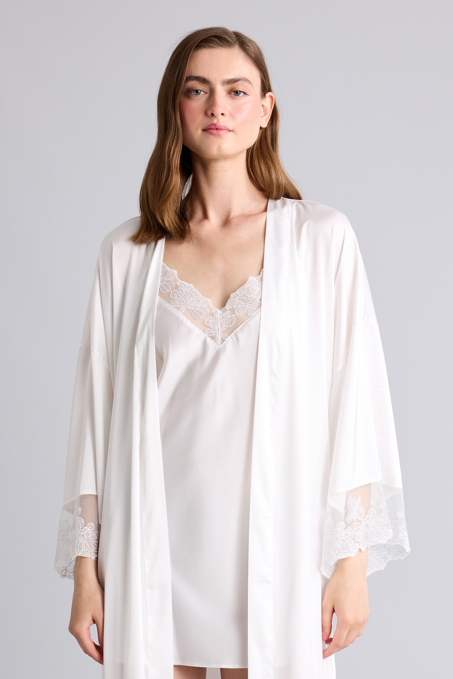 DeFacto Relaxed Fit Wrap Yaka Sabahlık görsel 4