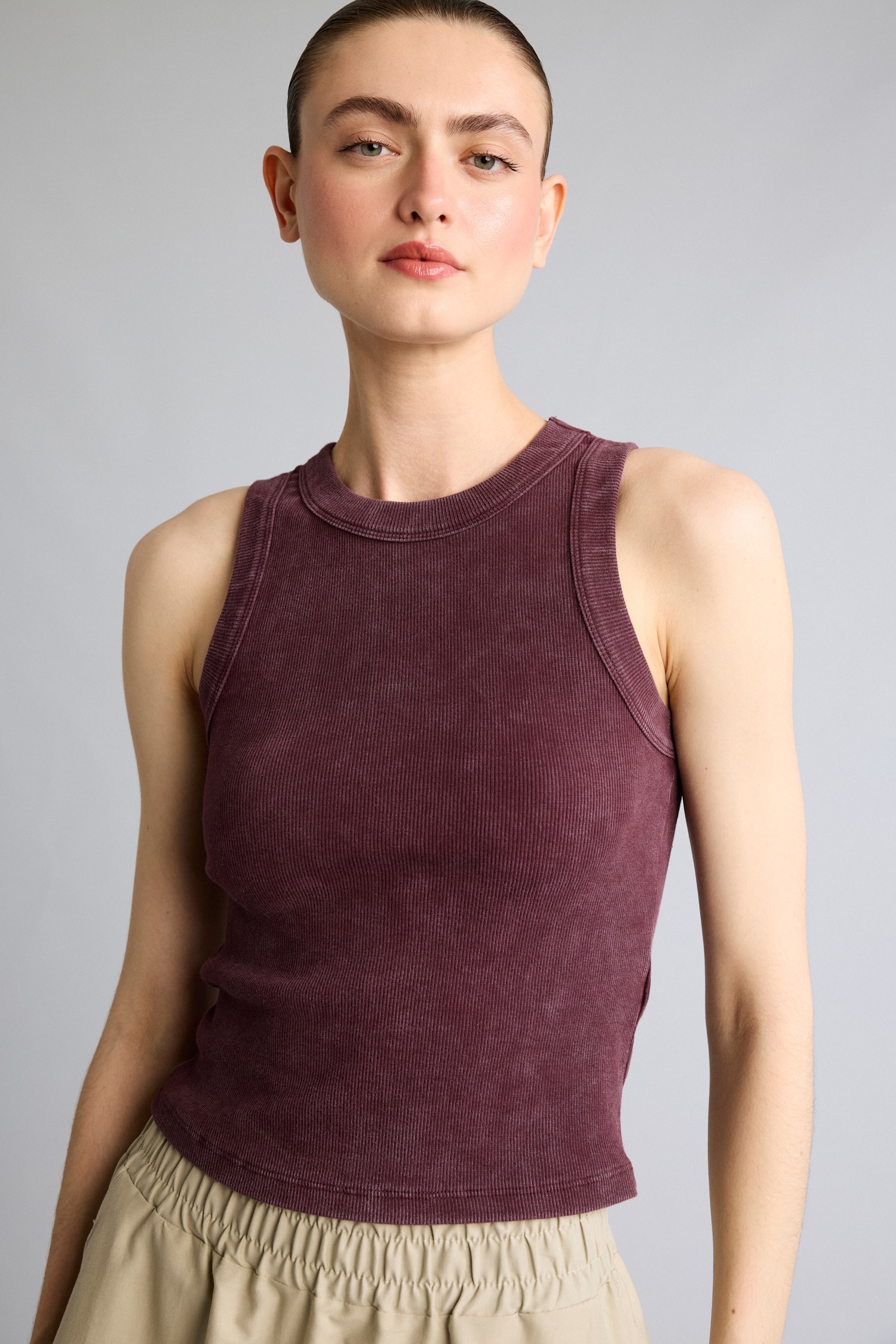 DeFacto Pamuklu Slim Fit Ribana Atlet