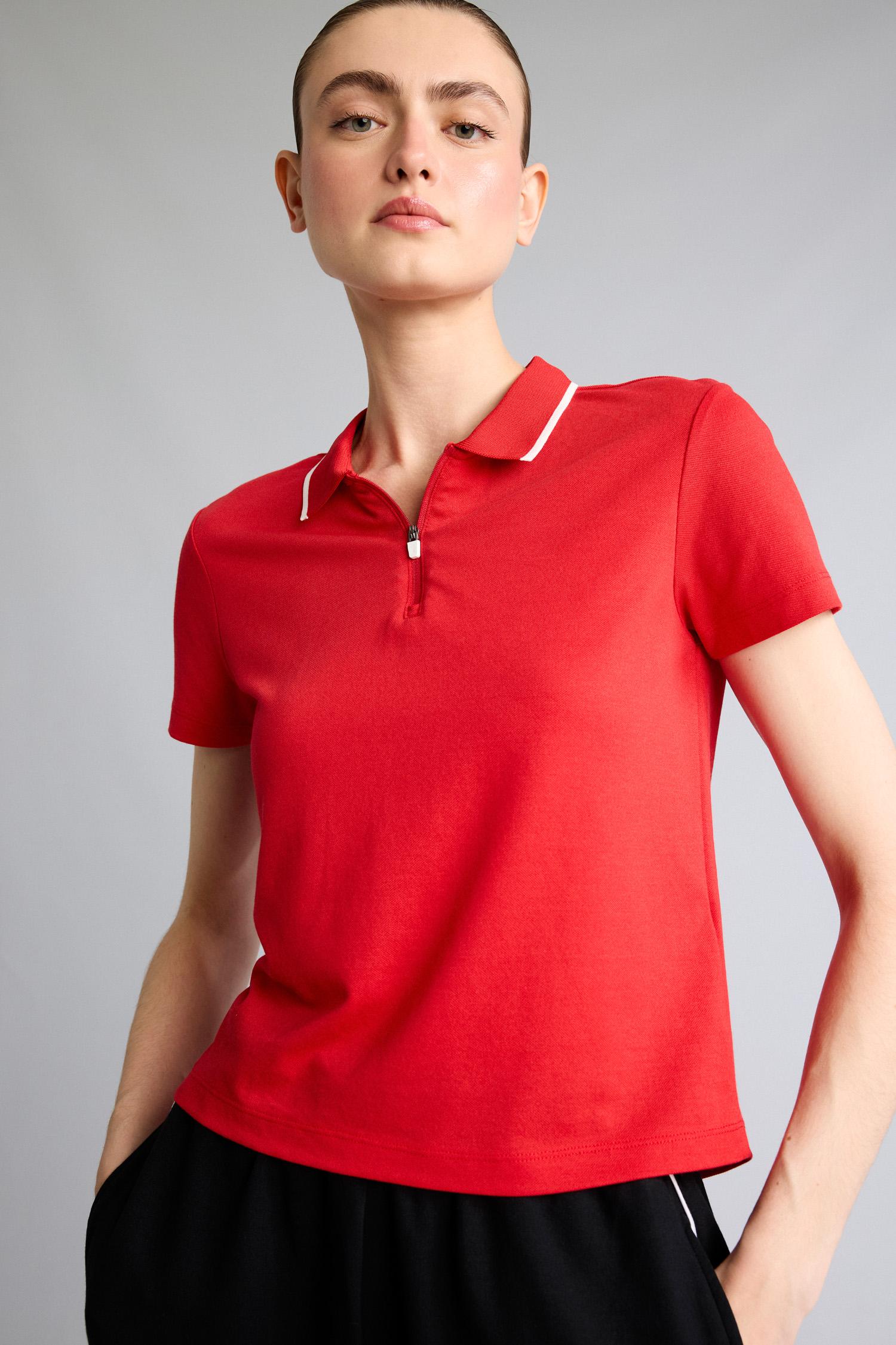 DeFacto Ultra Yumuşak Pamuklu Standart Fit Polo Tişört görsel 5