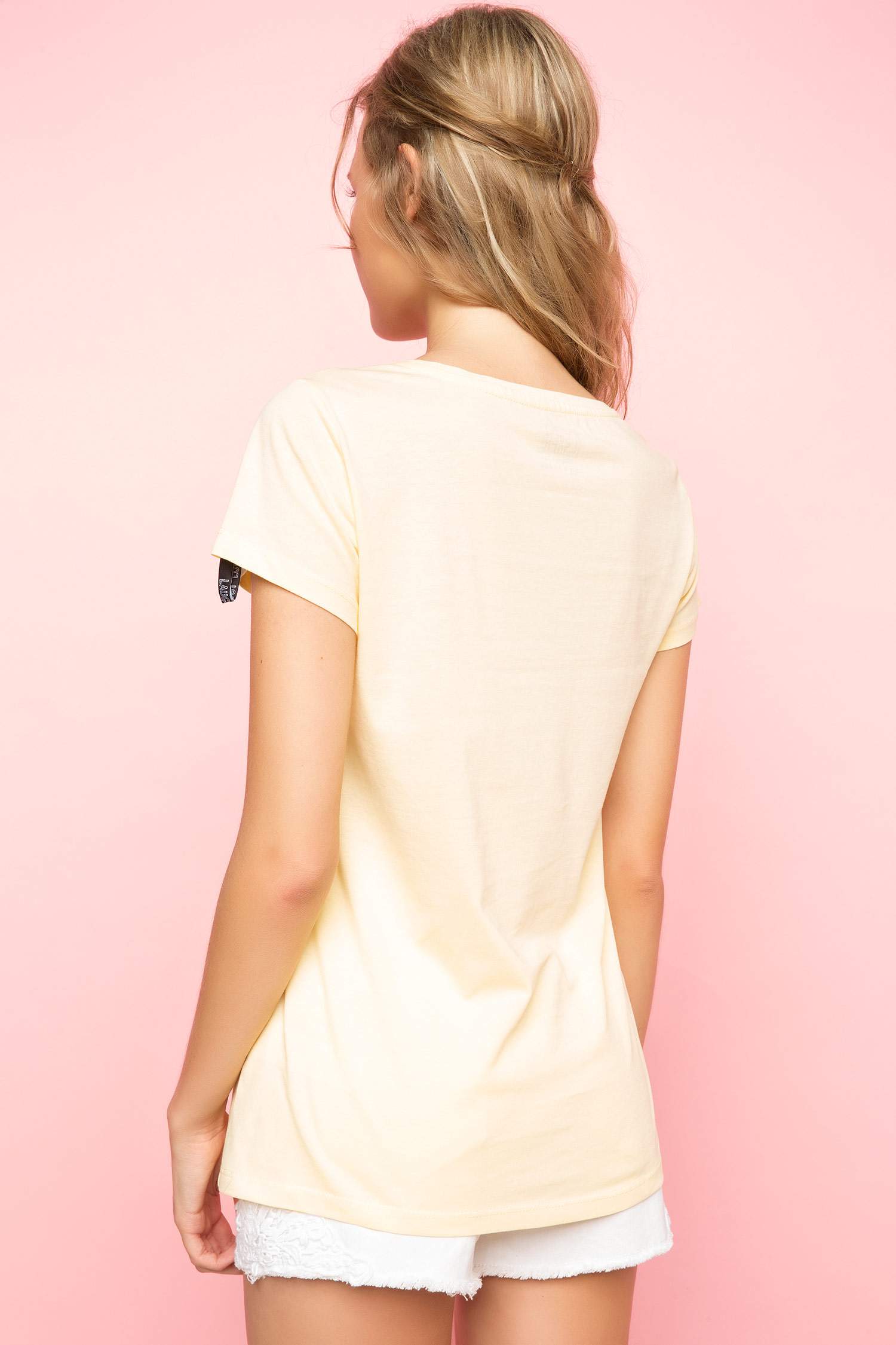 Defacto L#L Baskılı T-shirt. 3