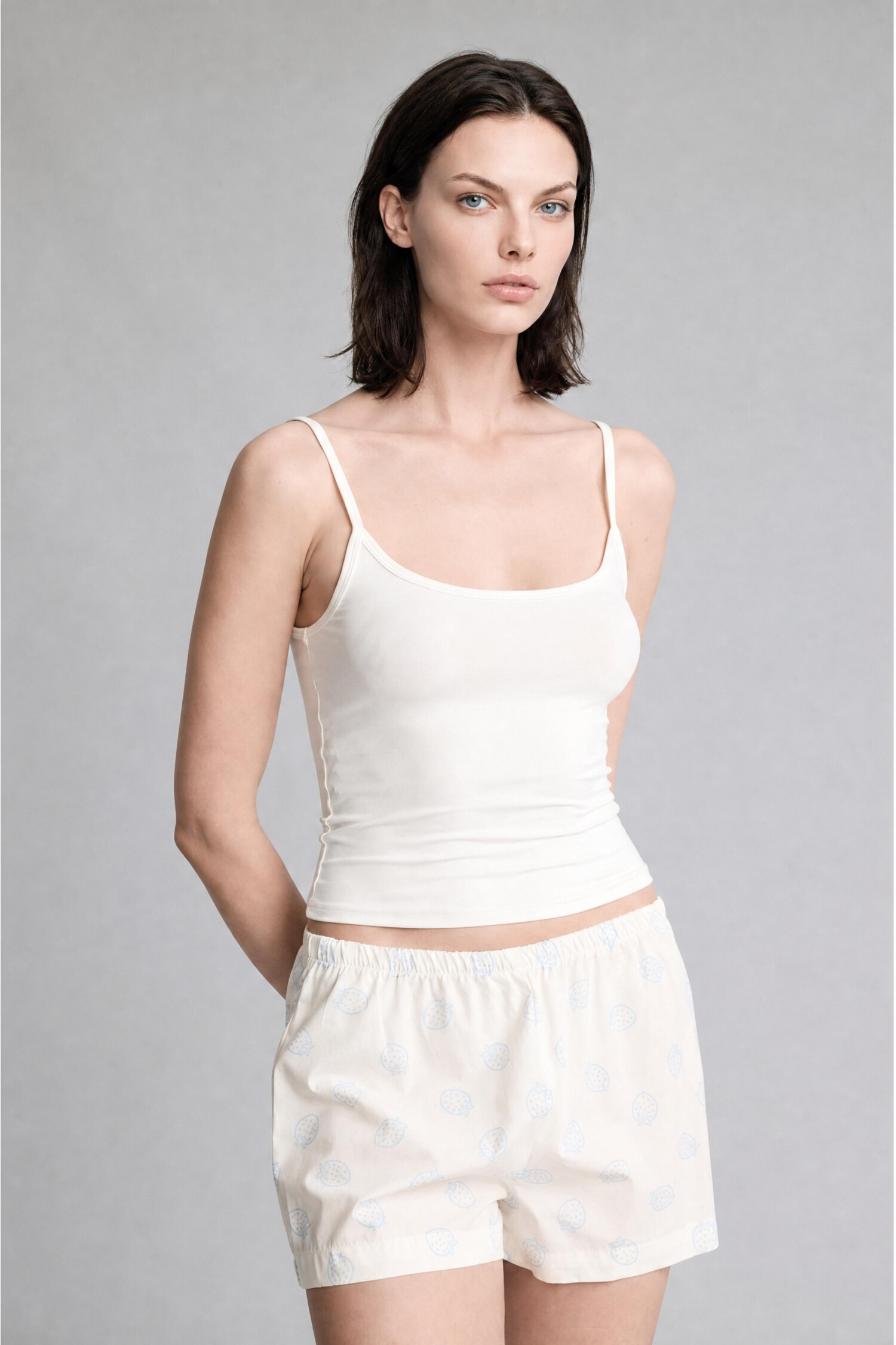DeFacto %100 Pamuk Regular Fit Poplin Pijama Alt görsel 2