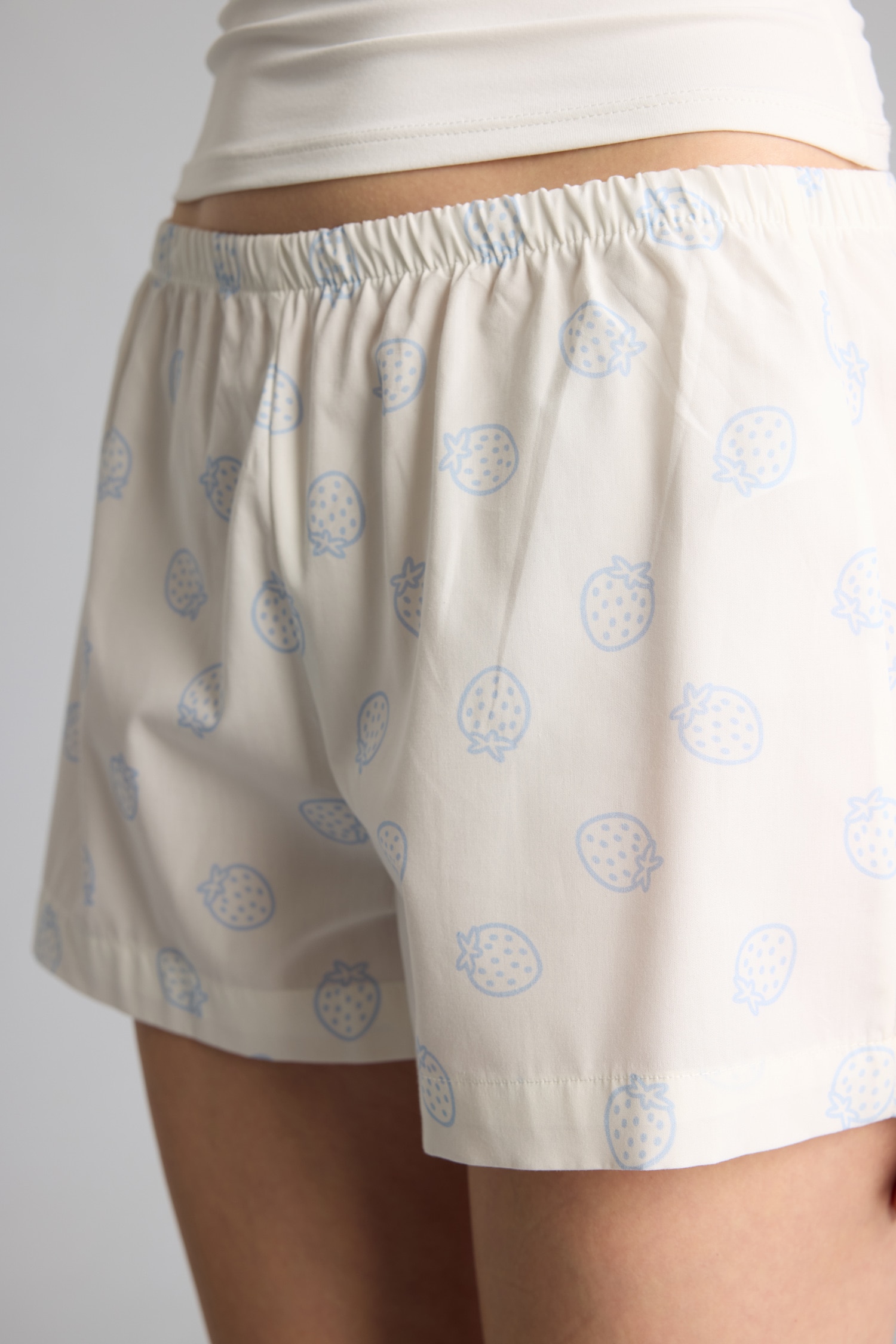 DeFacto %100 Pamuk Regular Fit Poplin Pijama Alt görsel 4