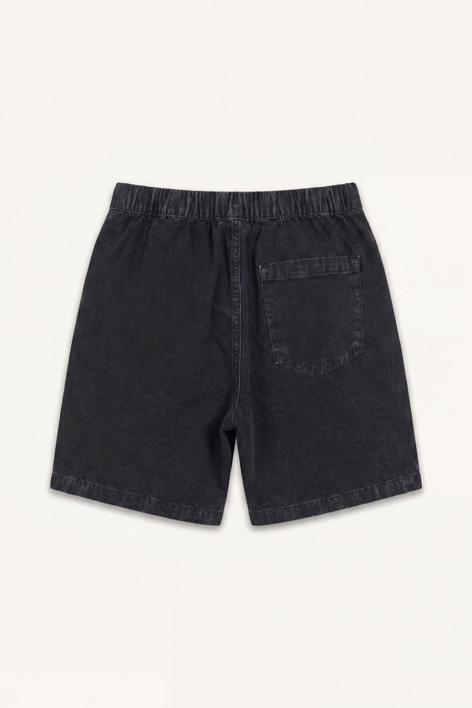 DeFacto %100 Pamuk Relaxed Fit Bermuda Jean Şort görsel 8
