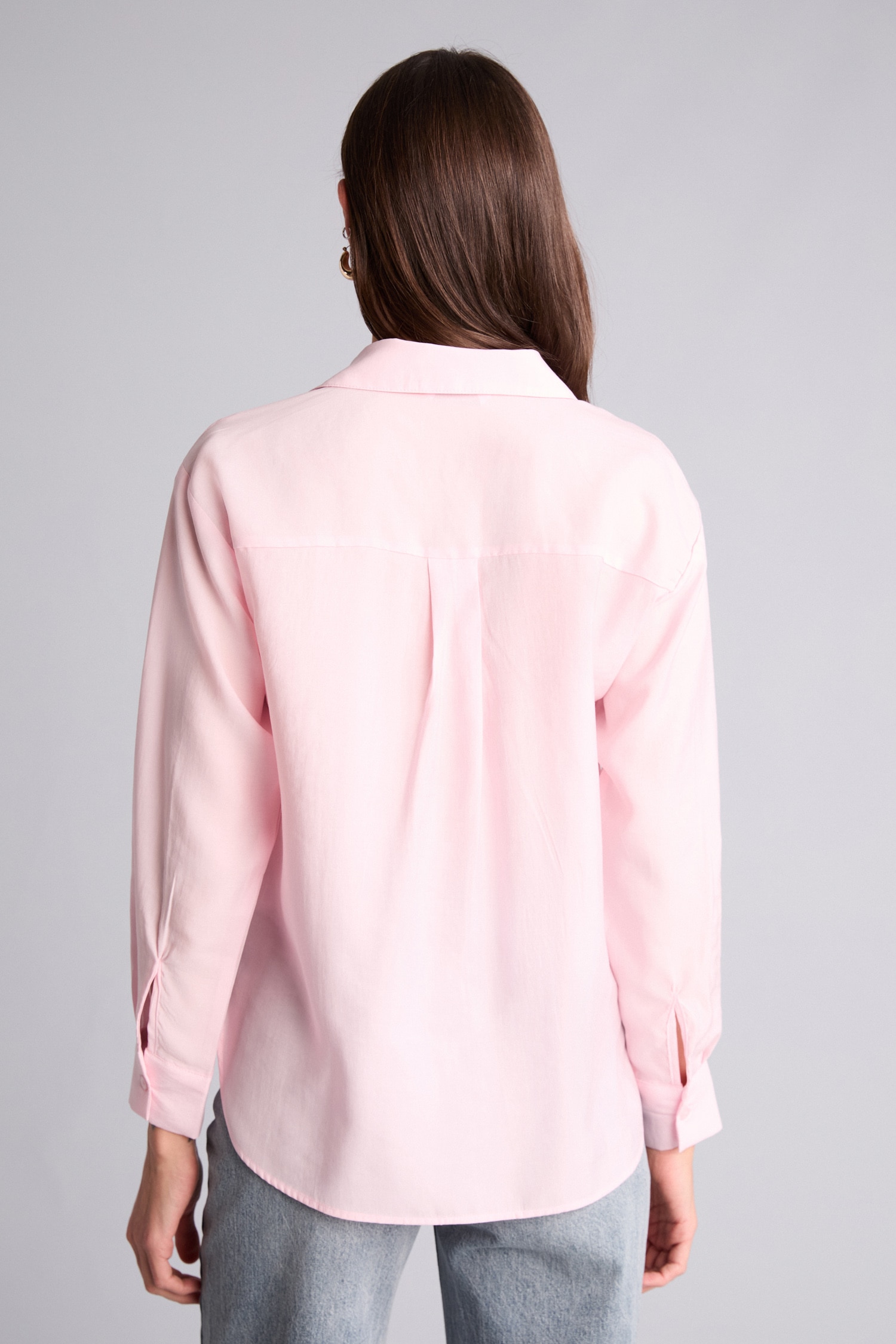 DeFacto Overshirt Fit Modal Uzun Kollu Gömlek görsel 5