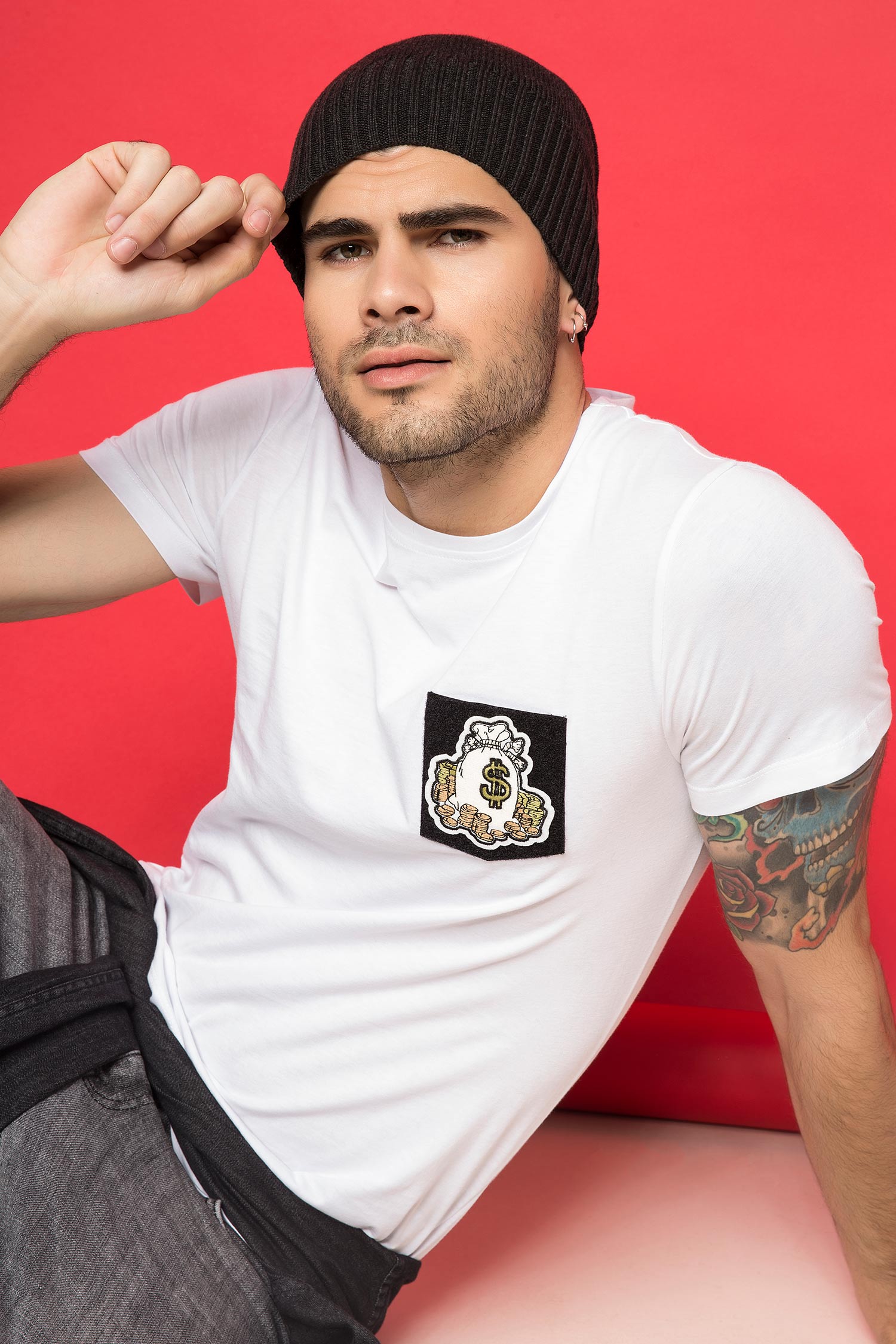 Defacto L#L Baskılı T-shirt. 1
