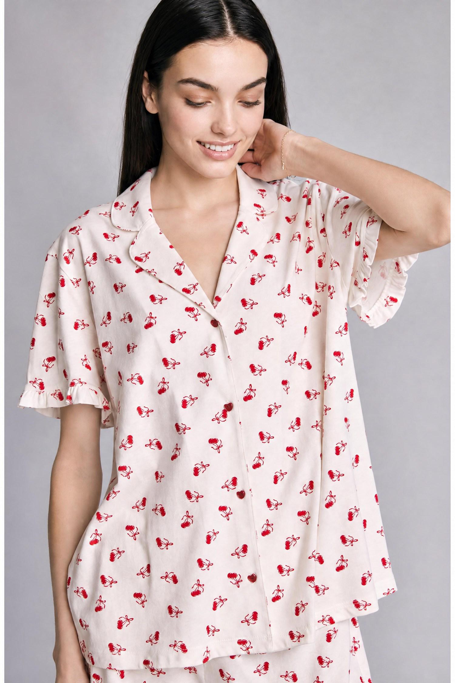 DeFacto Regular Fit Desenli Pijama Takımı görsel 6