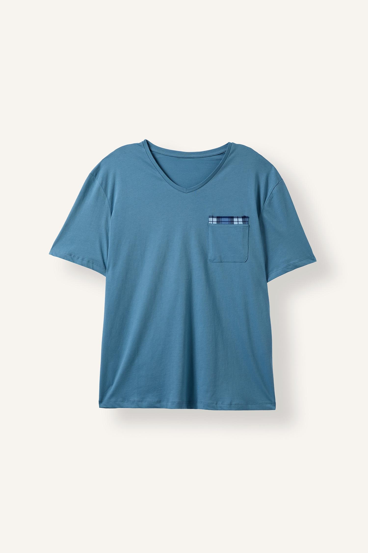 DeFacto New Regular Fıt Kısa Kollu 2'li Pijama Takımı görsel 6