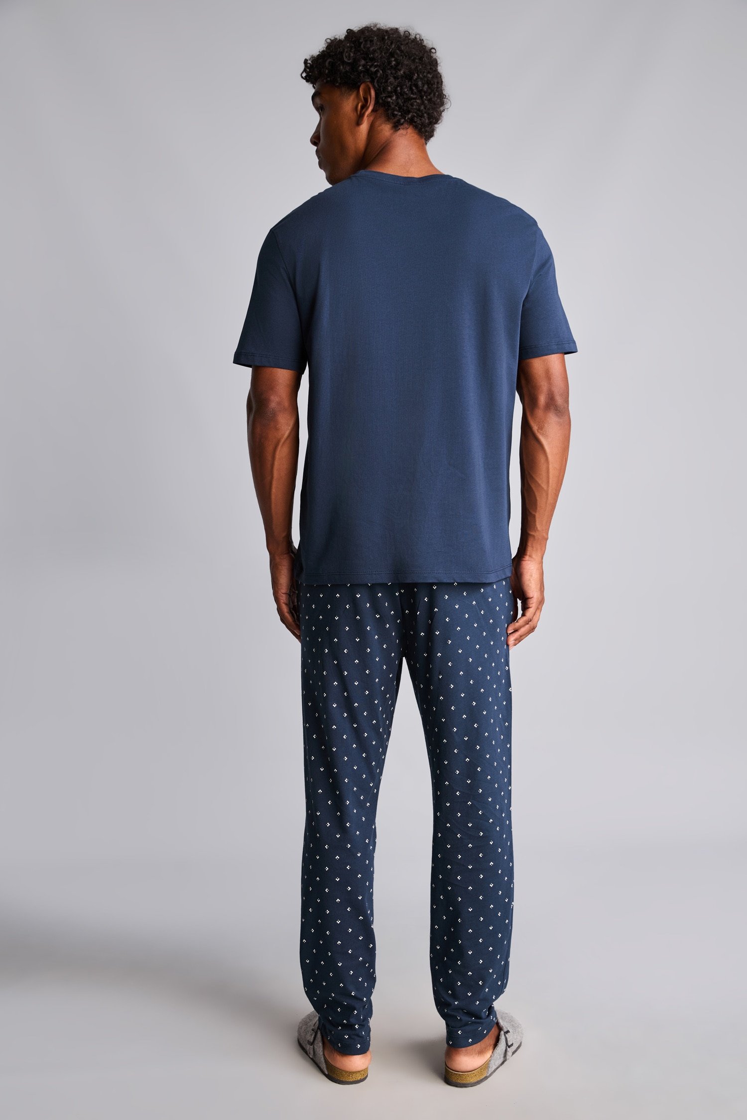 DeFacto %100 Pamuk New Regular Fit Şort Tişört 2'li Pijama Takımı görsel 7