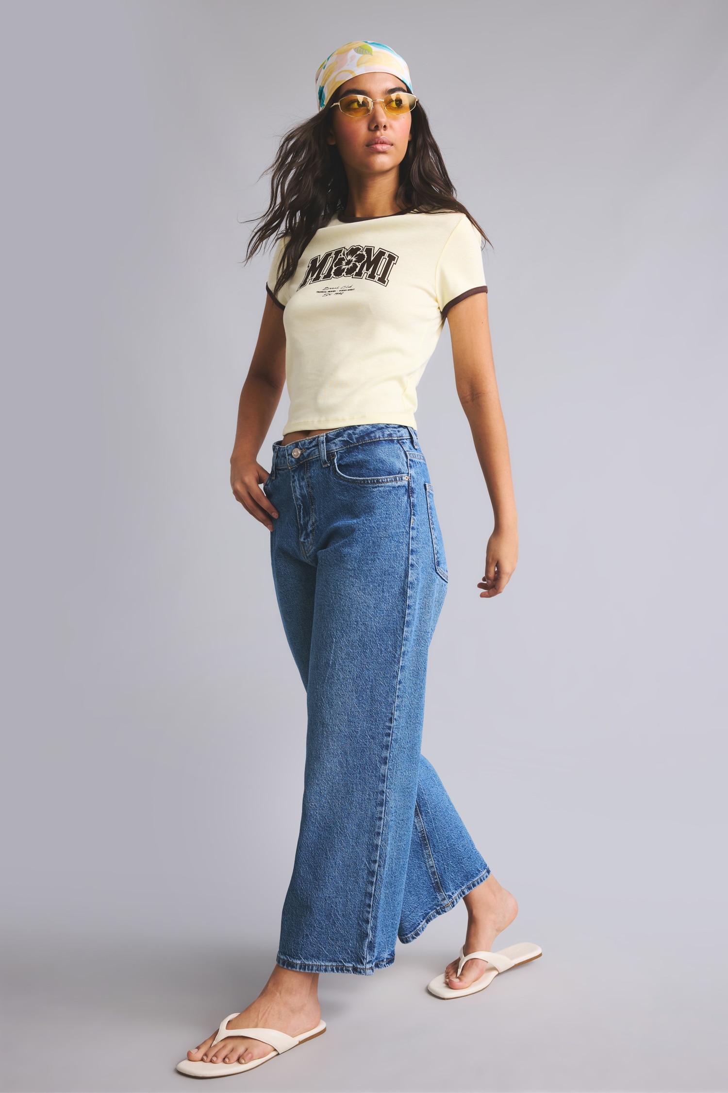DeFacto Culotte Fit Yüksek Bel Pantolon görsel 2