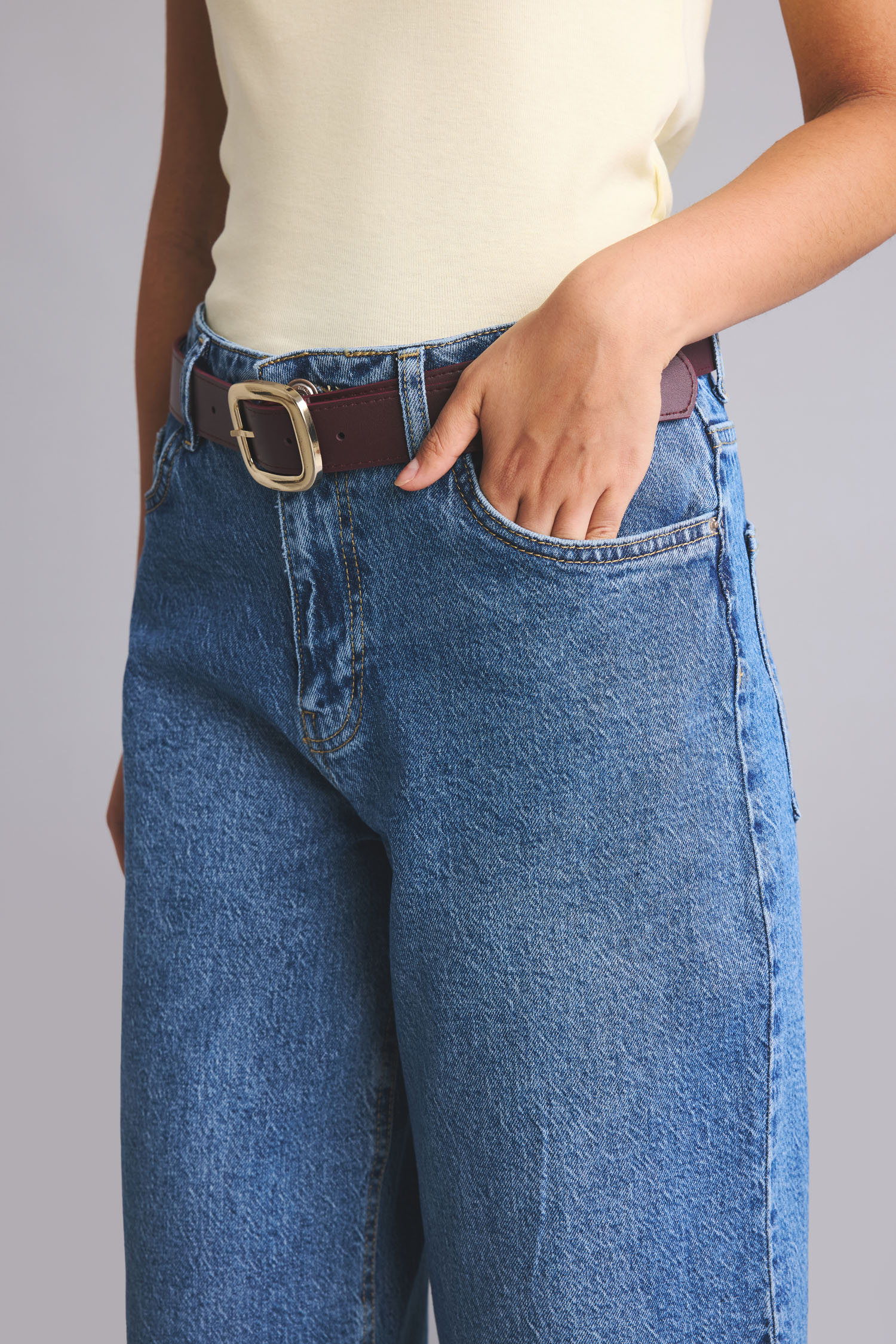 DeFacto Culotte Fit Yüksek Bel Pantolon görsel 5