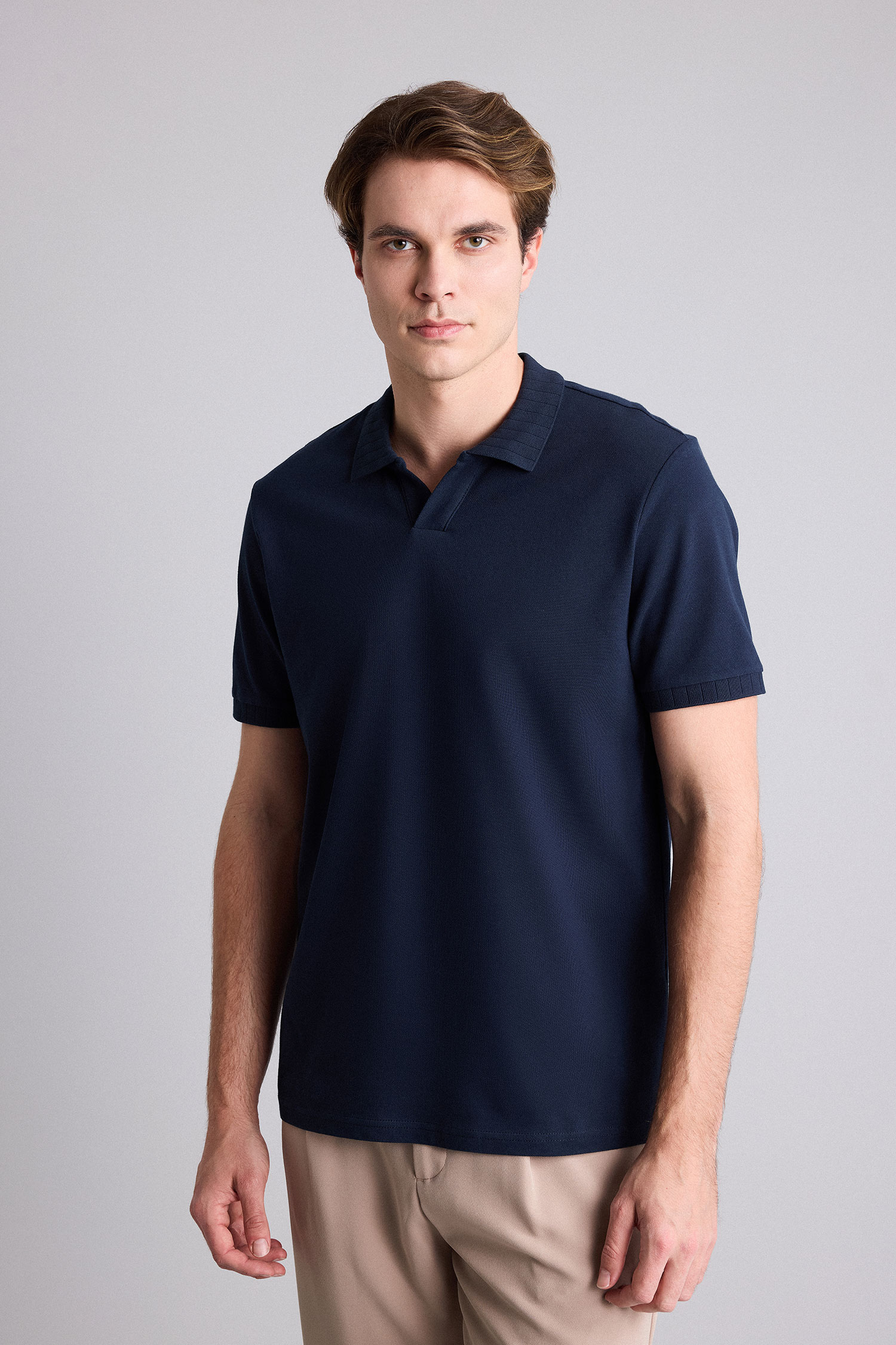 DeFacto %100 Pamuk Regular Fit Polo Tişört