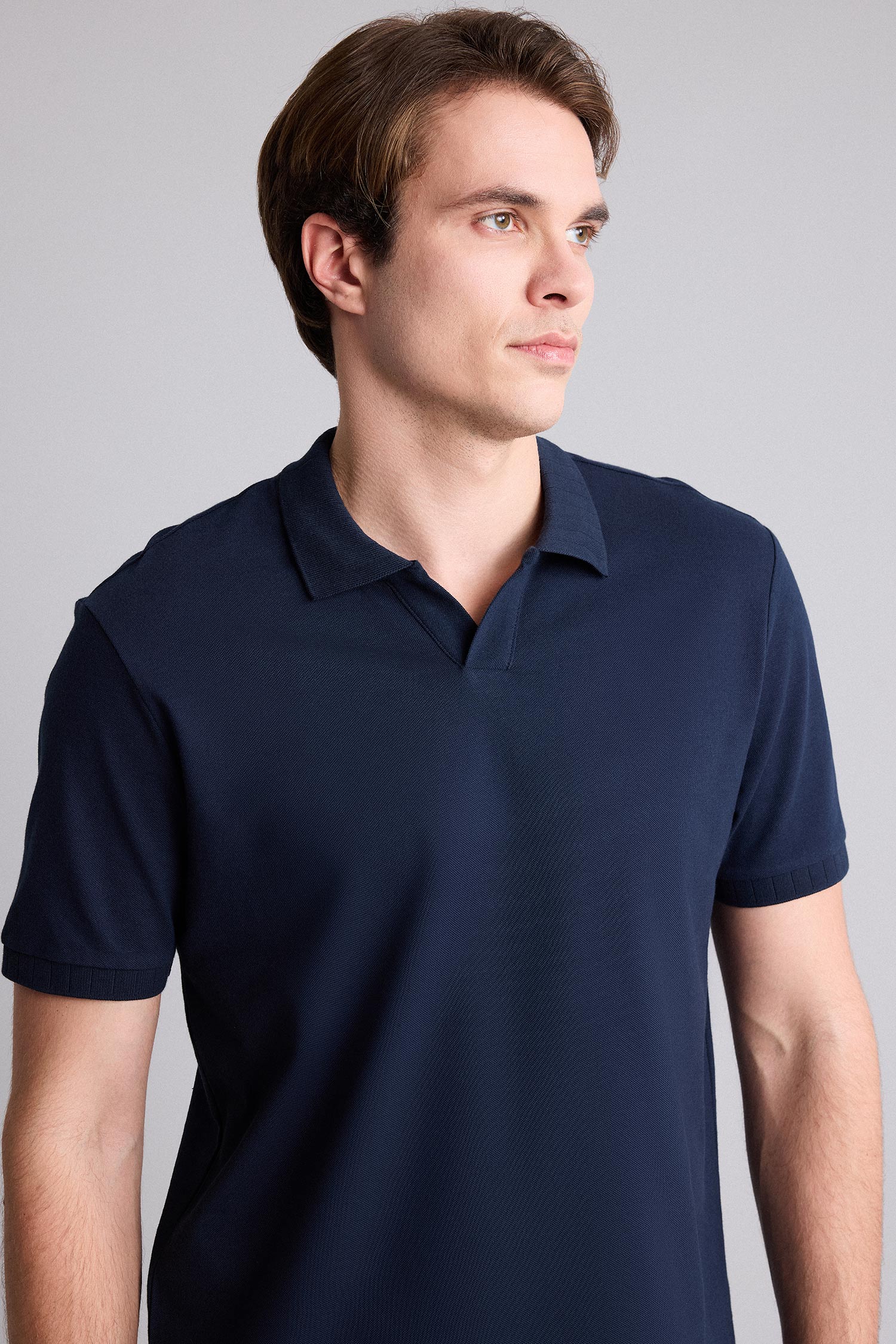 DeFacto %100 Pamuk Regular Fit Polo Tişört görsel 3