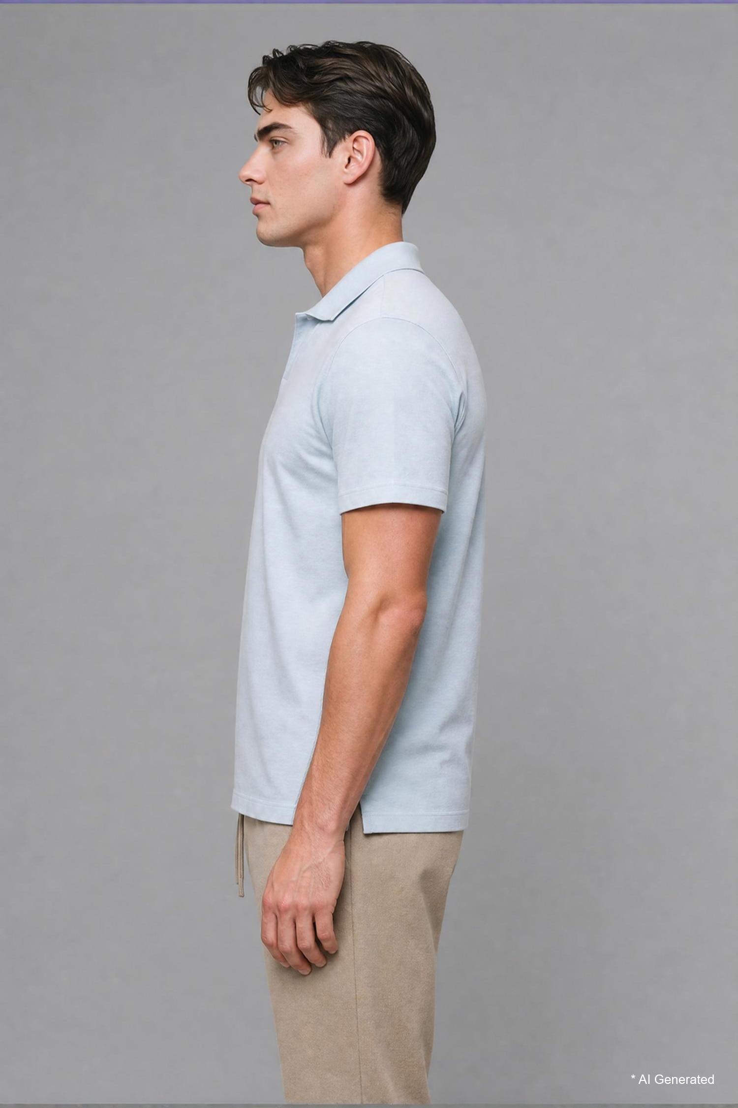 DeFacto %100 Pamuk Regular Fit Polo Tişört görsel 4