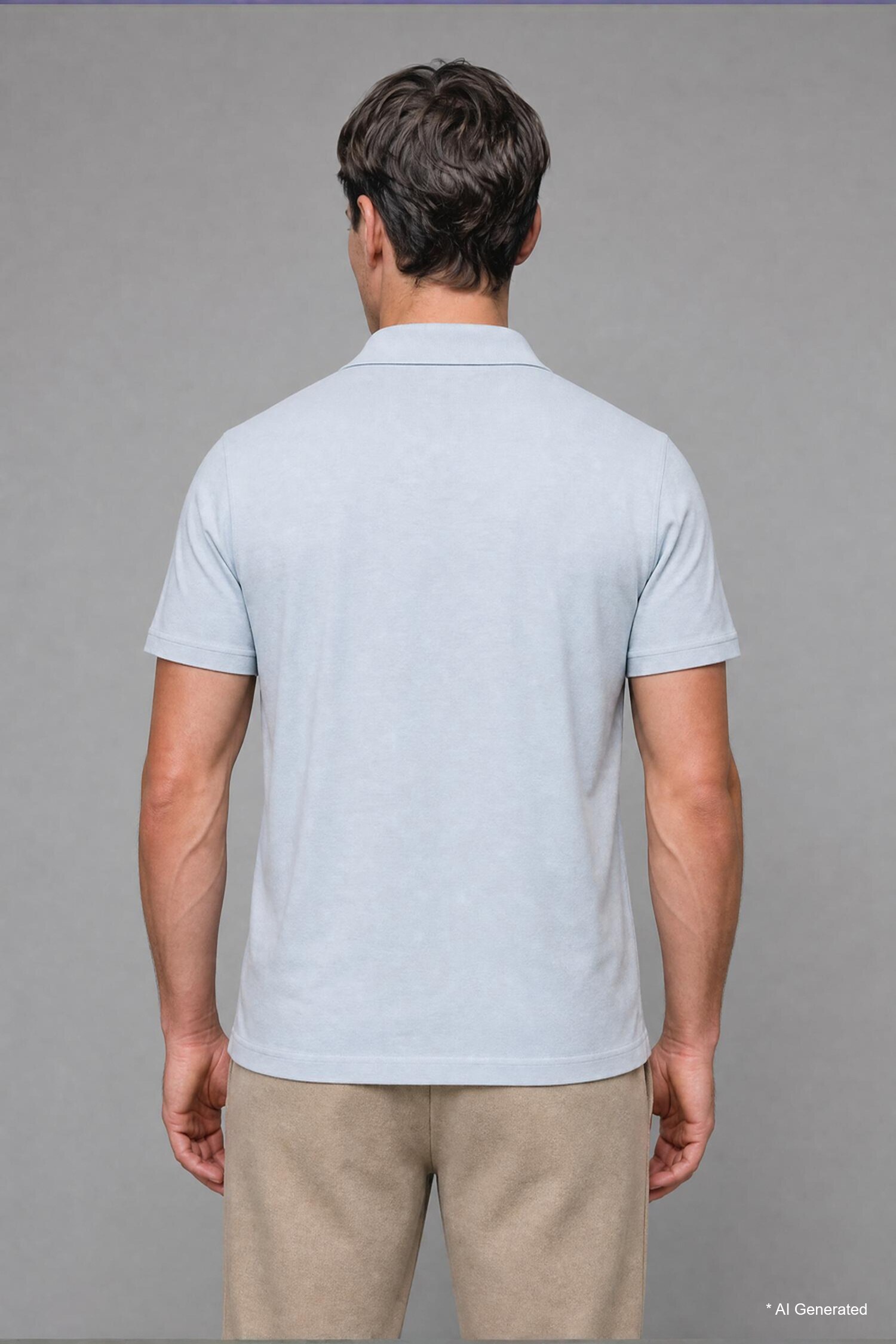 DeFacto %100 Pamuk Regular Fit Polo Tişört görsel 5