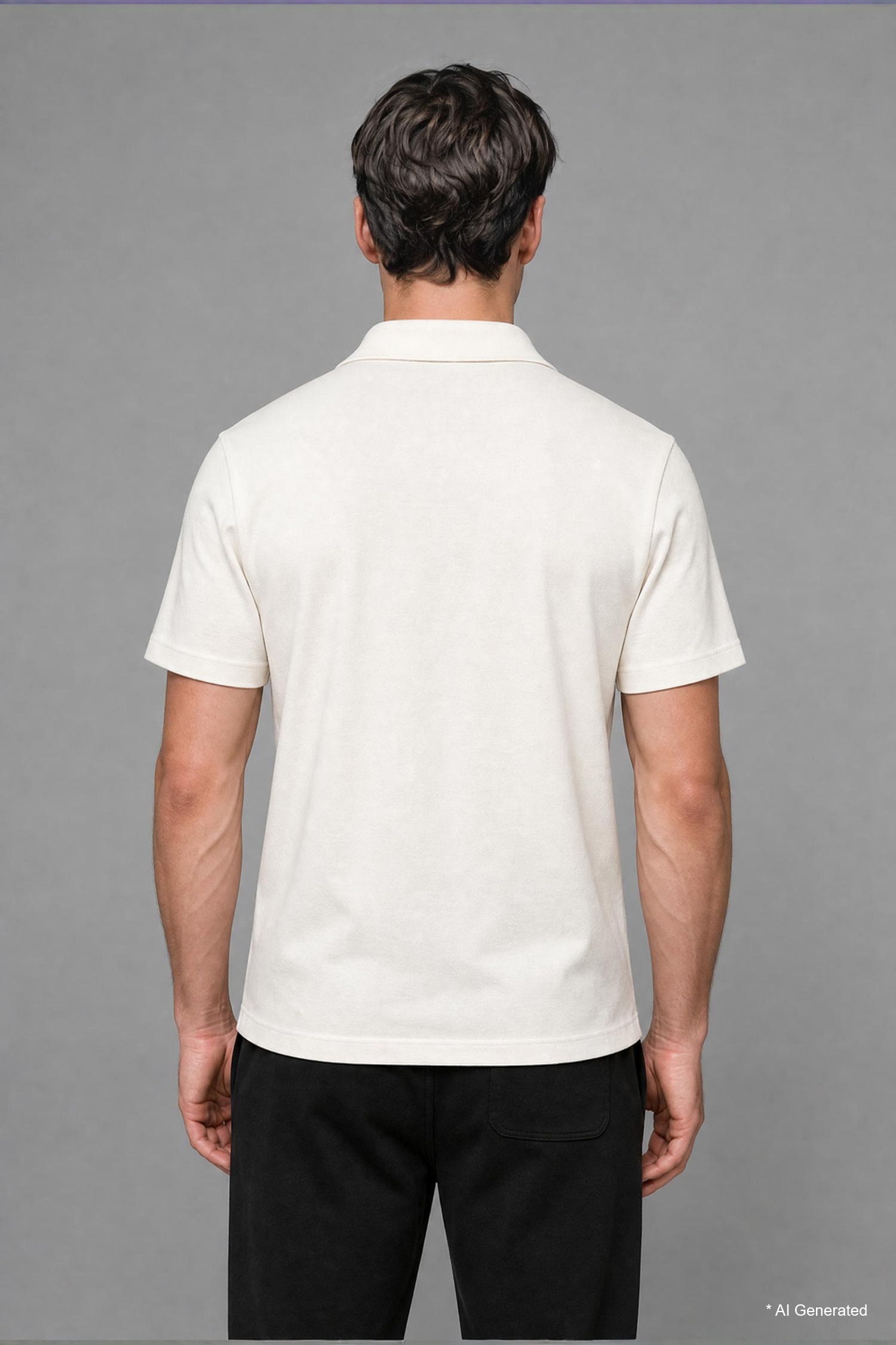 DeFacto %100 Pamuk Regular Fit Polo Tişört görsel 4