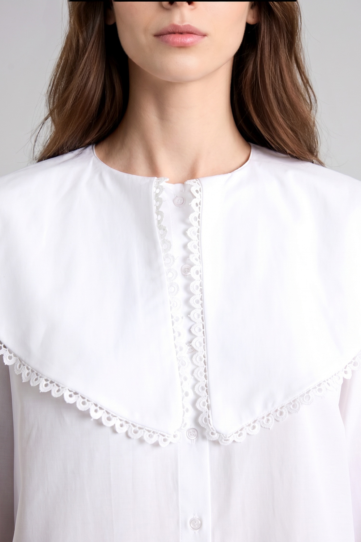 DeFacto Regular Fit Uzun Kollu Poplin Tunik görsel 4