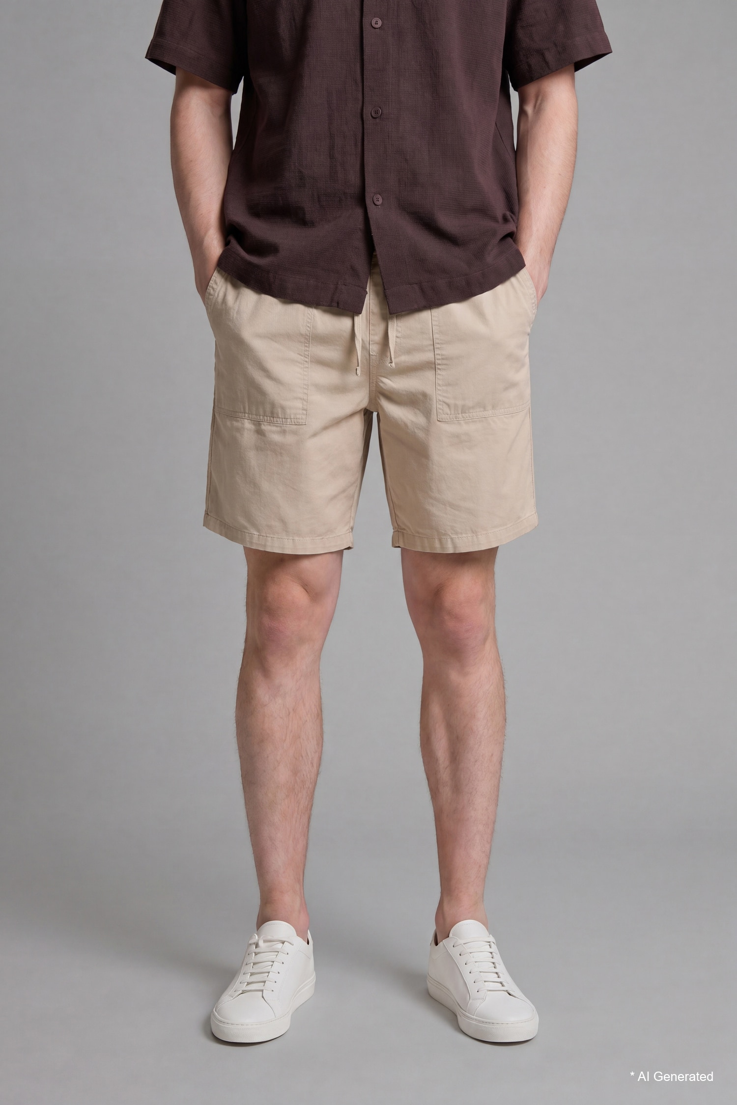 DeFacto Ultra Yumuşak Relaxed Fit Bermuda Şort görsel 2