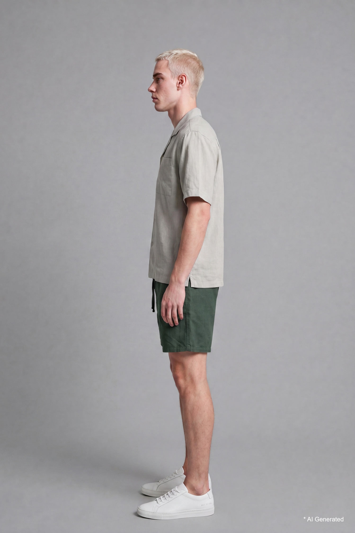 DeFacto Ultra Yumuşak Relaxed Fit Bermuda Şort görsel 2