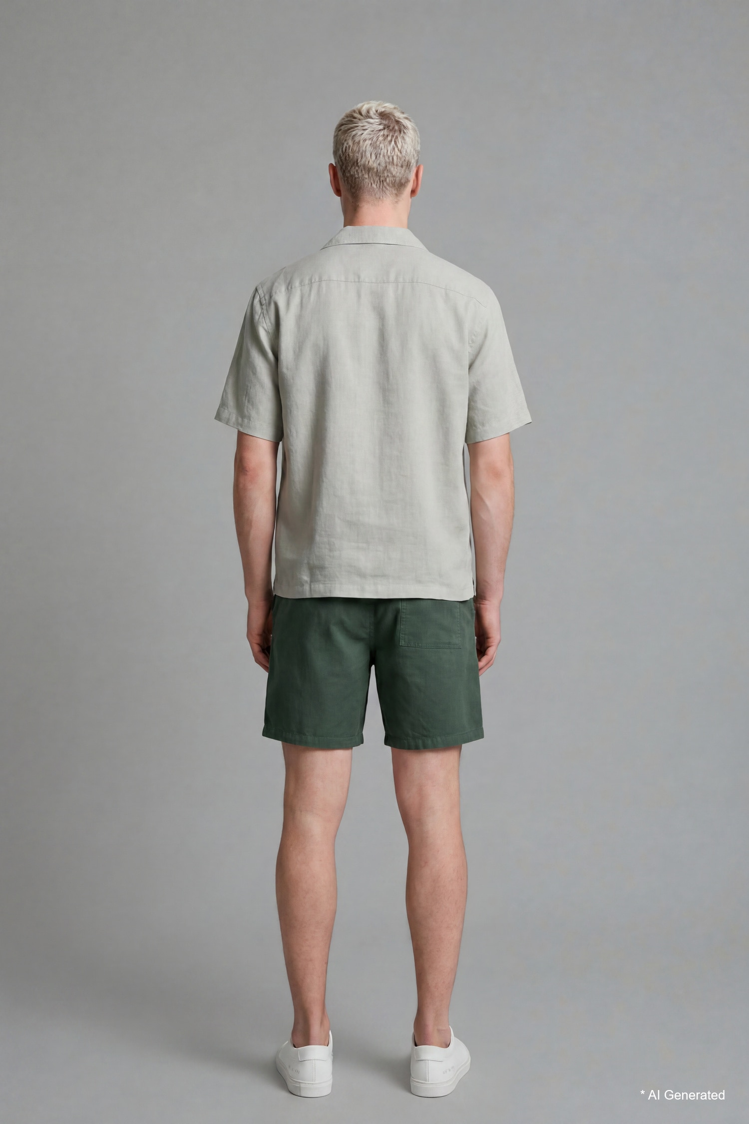 DeFacto Ultra Yumuşak Relaxed Fit Bermuda Şort görsel 3