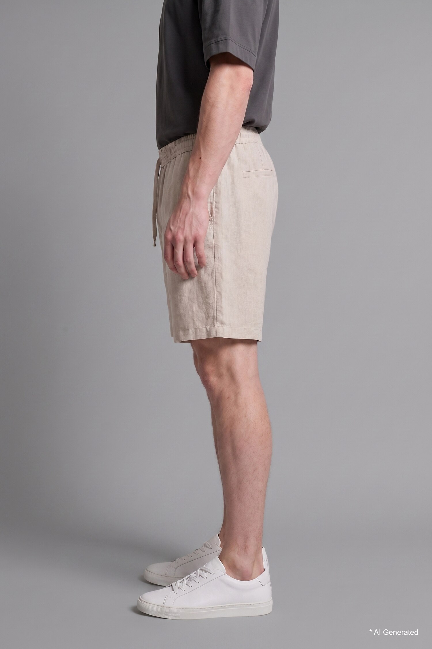 DeFacto %100 Pamuk Baggy Fit Bermuda Şort görsel 3