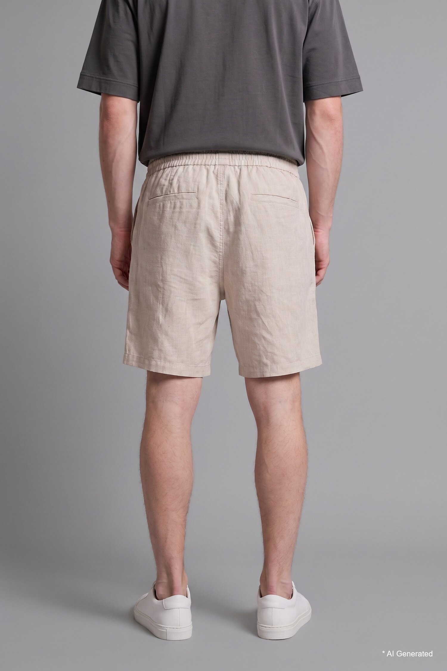 DeFacto %100 Pamuk Baggy Fit Bermuda Şort görsel 4