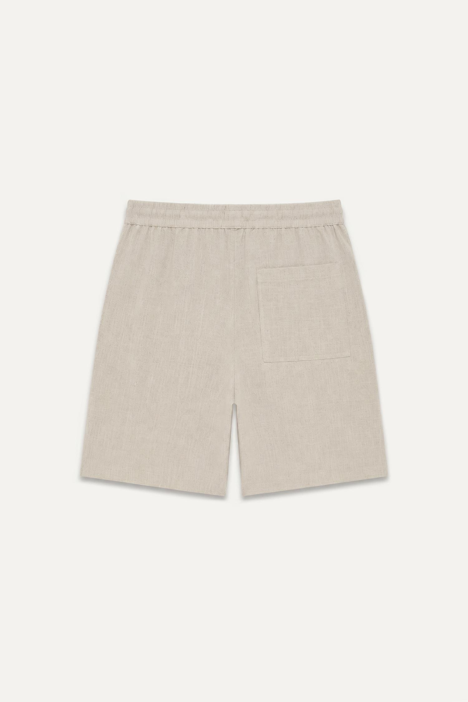 DeFacto %100 Pamuk Baggy Fit Bermuda Şort görsel 7