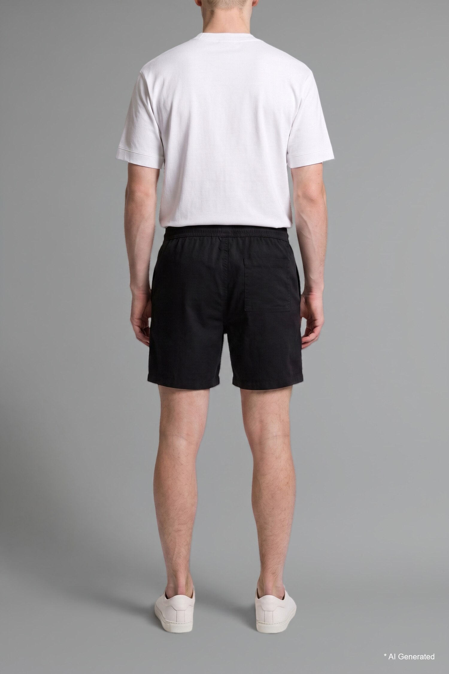 DeFacto %100 Pamuk Baggy Fit Bermuda Şort görsel 3
