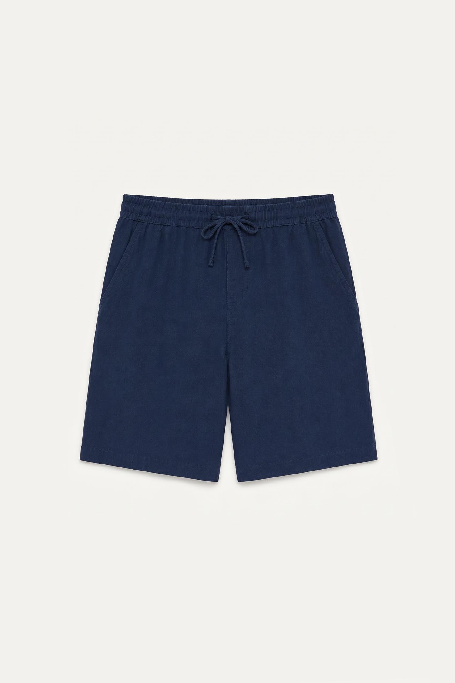DeFacto %100 Pamuk Baggy Fit Bermuda Şort görsel 5