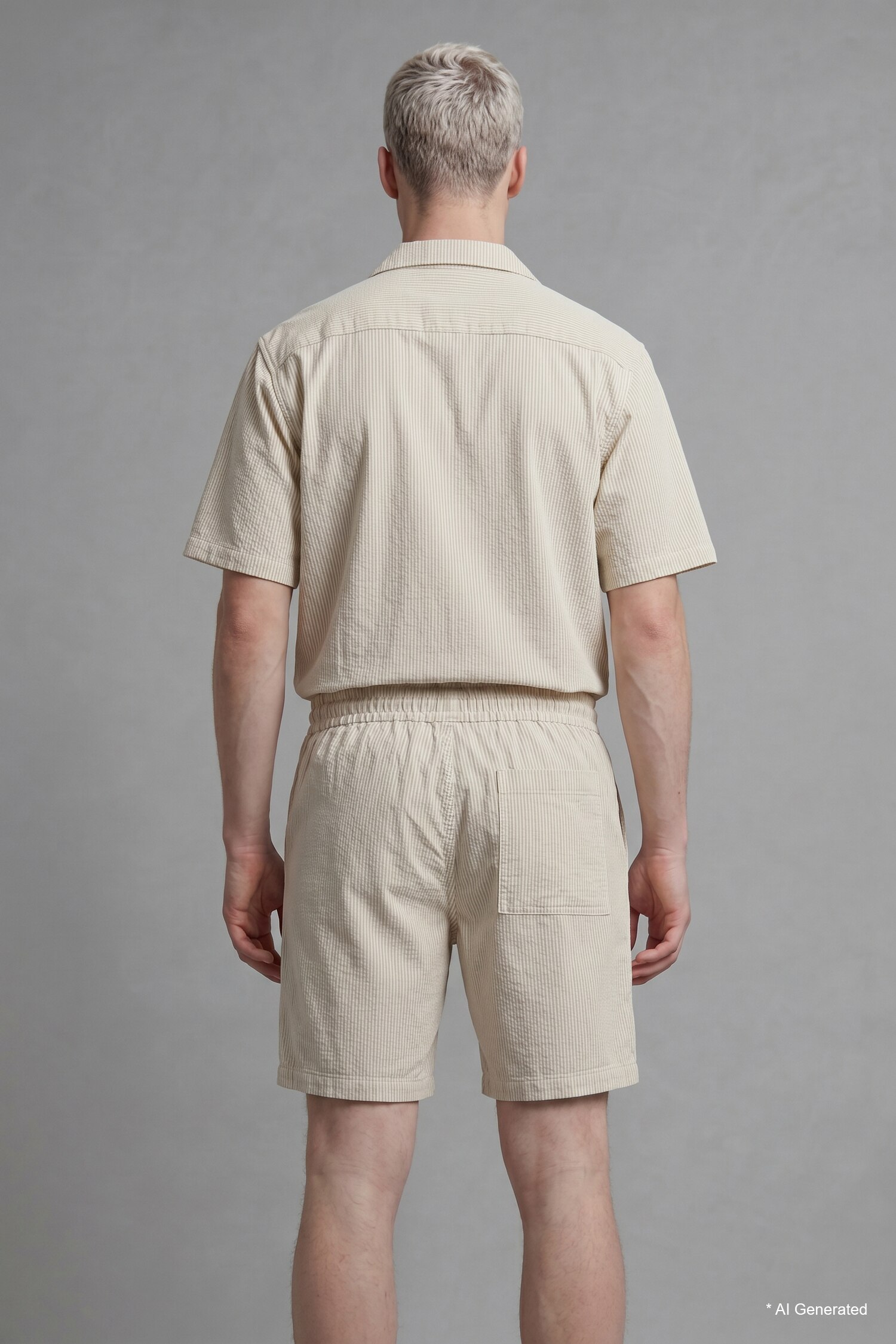 DeFacto %100 Pamuk Relaxed Fit Bermuda Şort görsel 4