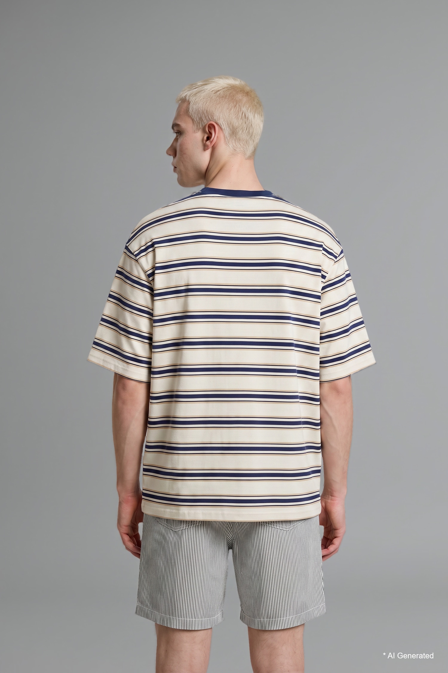 DeFacto %100 Pamuk Relaxed Fit Bermuda Şort görsel 3