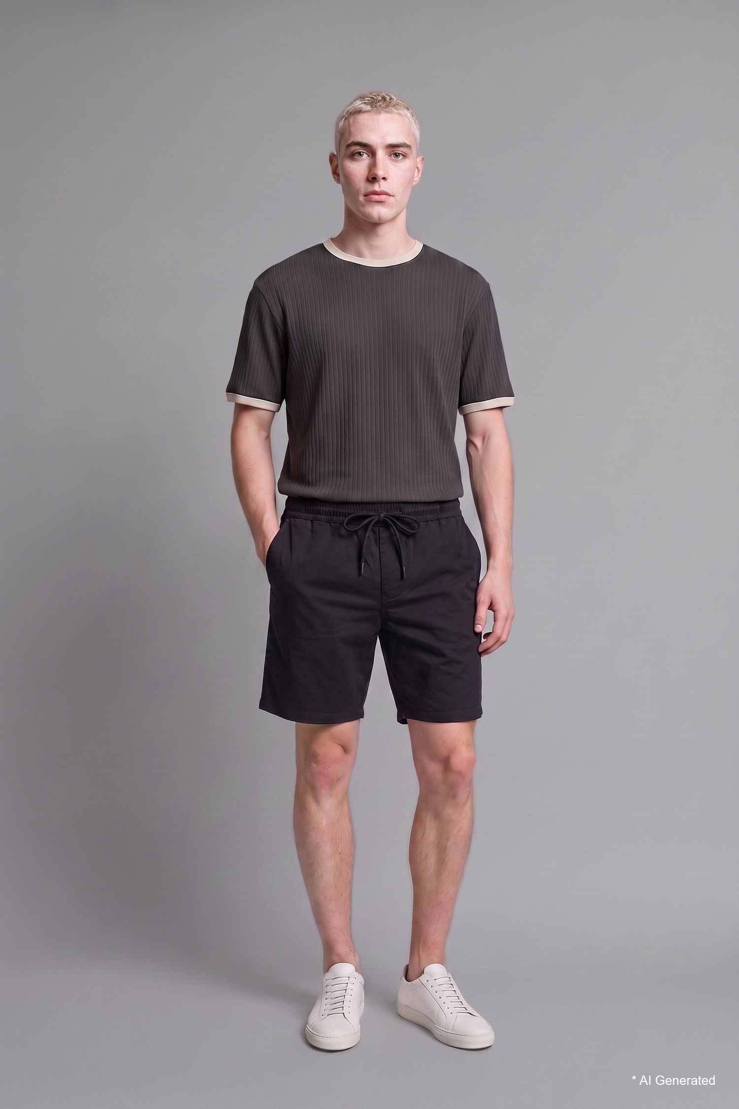 DeFacto %100 Pamuk Relaxed Fit Bermuda Şort